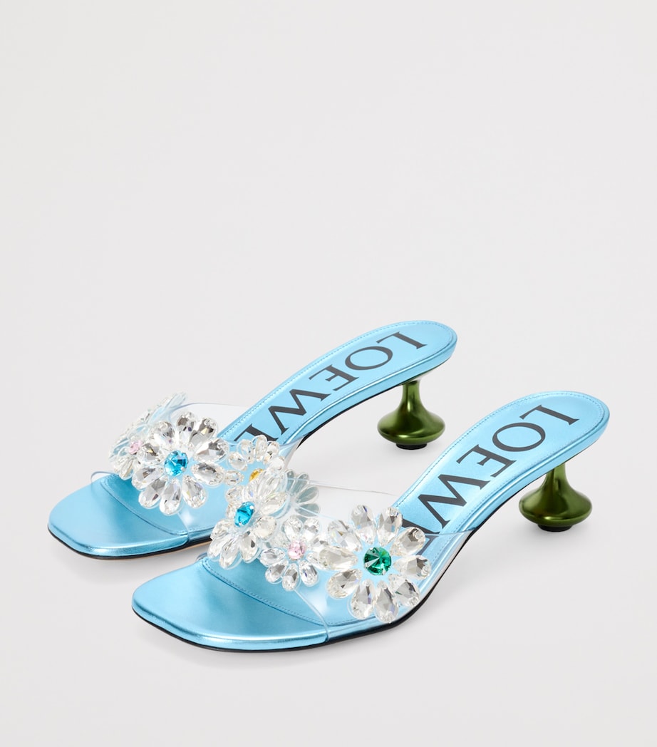 LOEWE x Paula's Ibiza Floral Toy Sandals 45 Turquoise/green Image 2