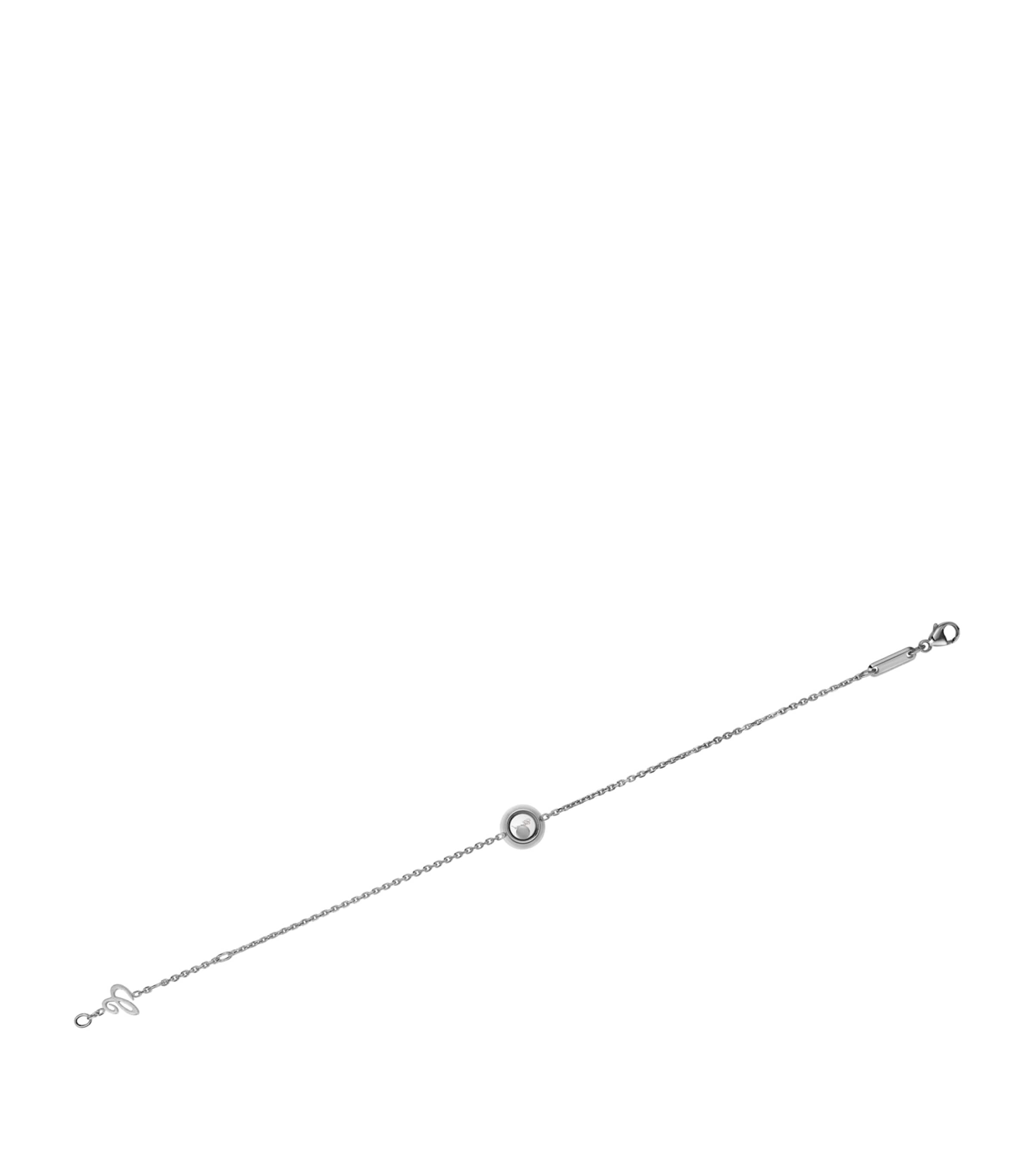 White Gold and Diamond Happy Diamonds Icons Bracelet 18K WHITE GOLD Image 2