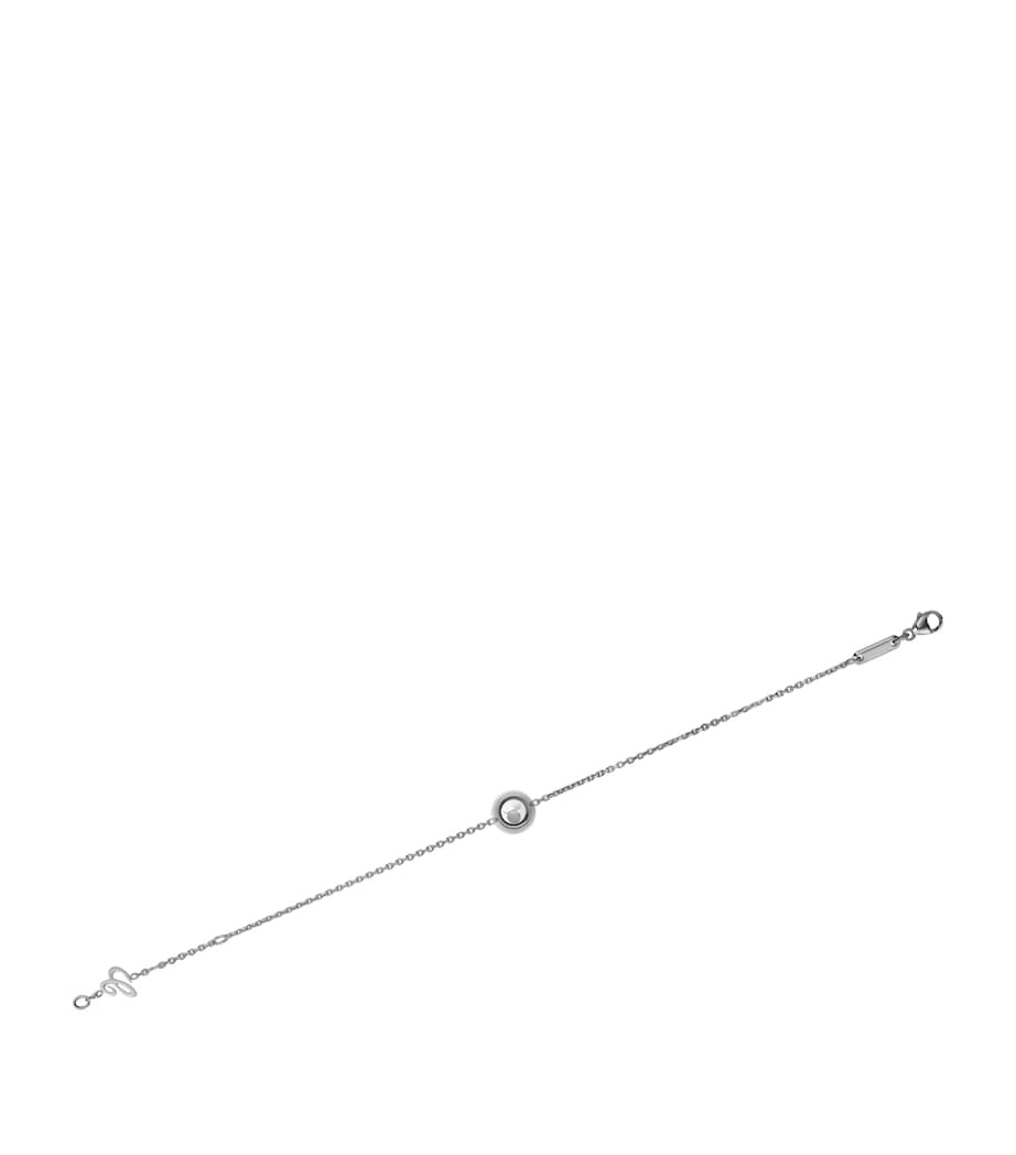 White Gold and Diamond Happy Diamonds Icons Bracelet 18K WHITE GOLD Image 2