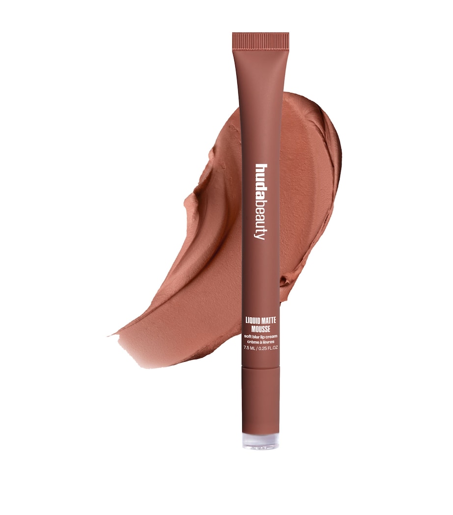 Huda Beauty Liquid Matte Mousse Lip Cream Warm Brown Image 1