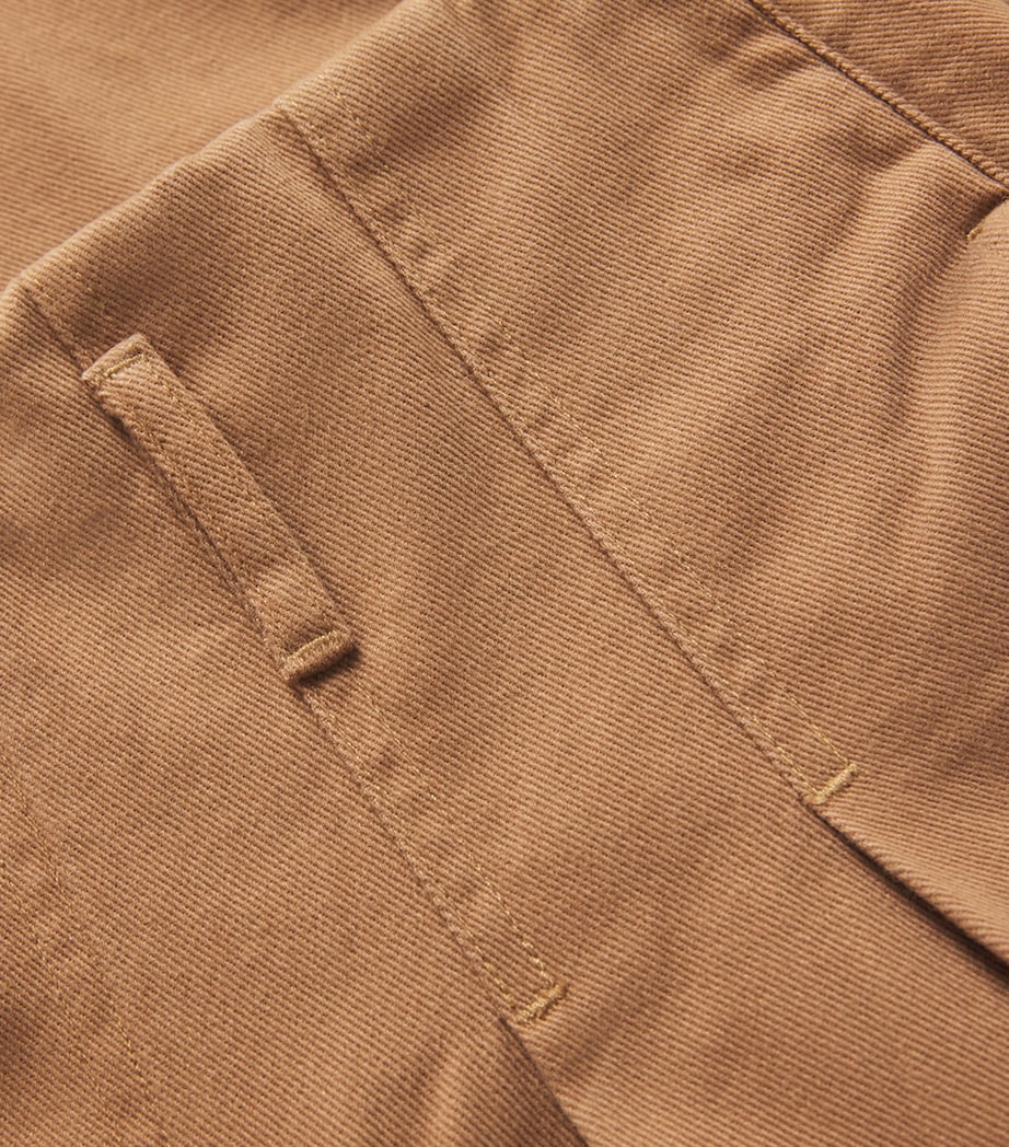 Polo Ralph Lauren Pleated Wide-Leg Trousers Camel Image 6