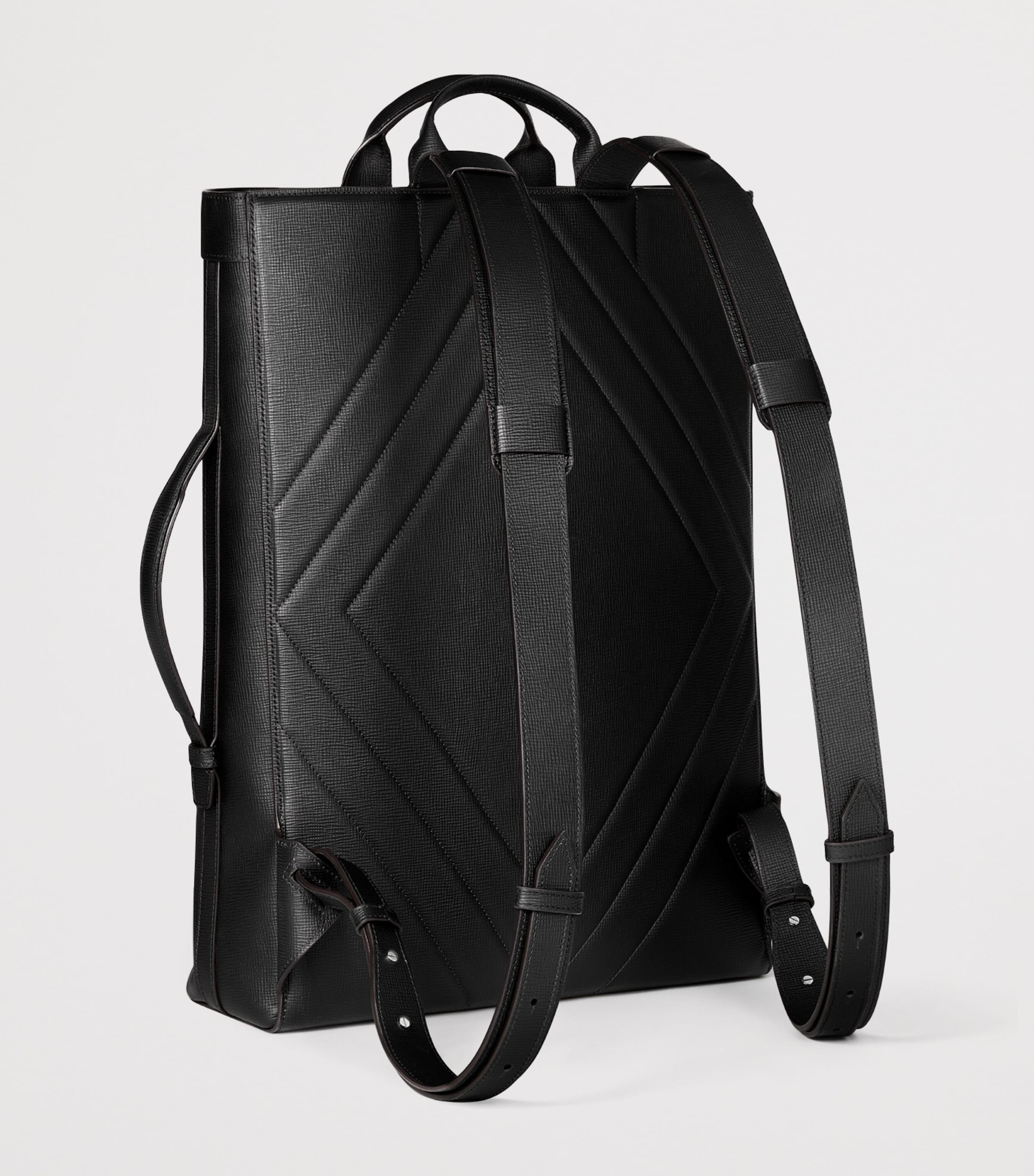 Cartier Leather Losange Backpack Black Image 5