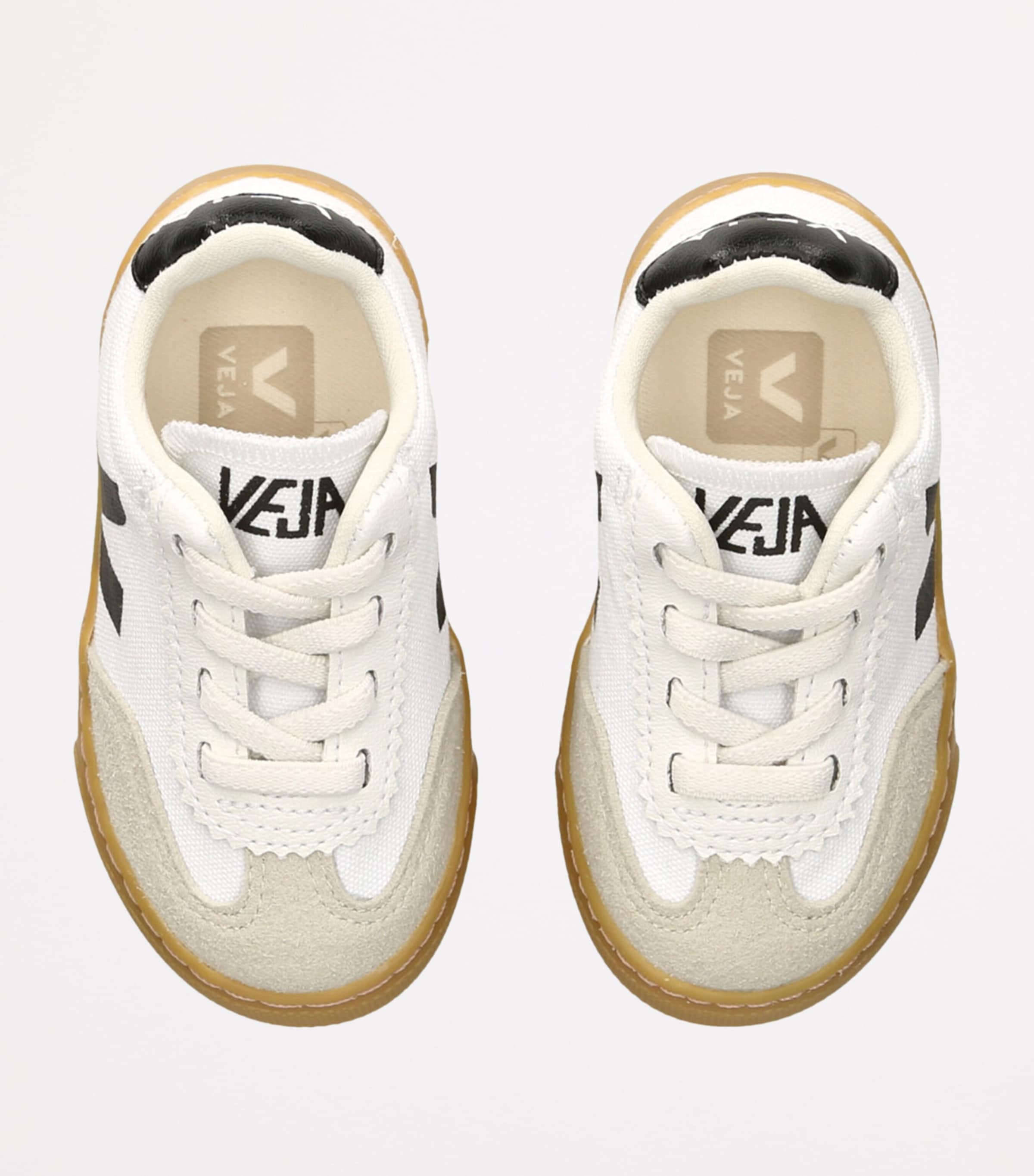 Canvas Volley Sneakers WHITE/BLK Image 4