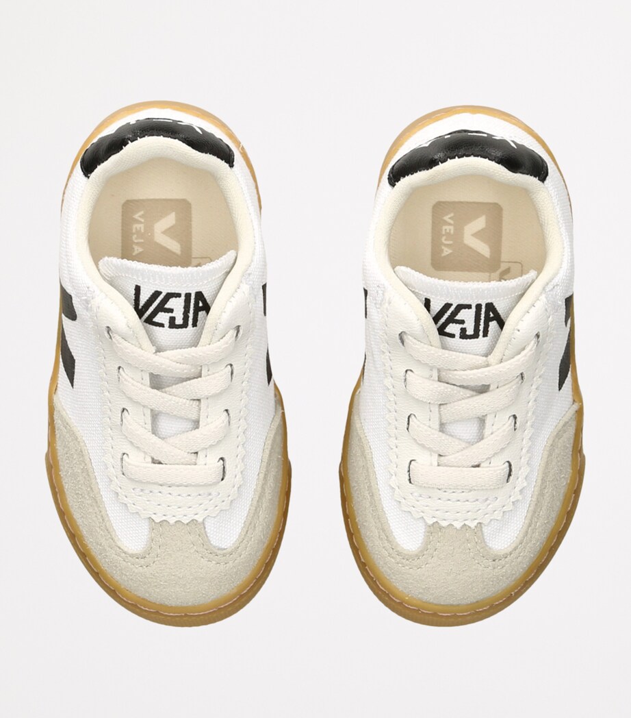 Canvas Volley Sneakers WHITE/BLK Image 4