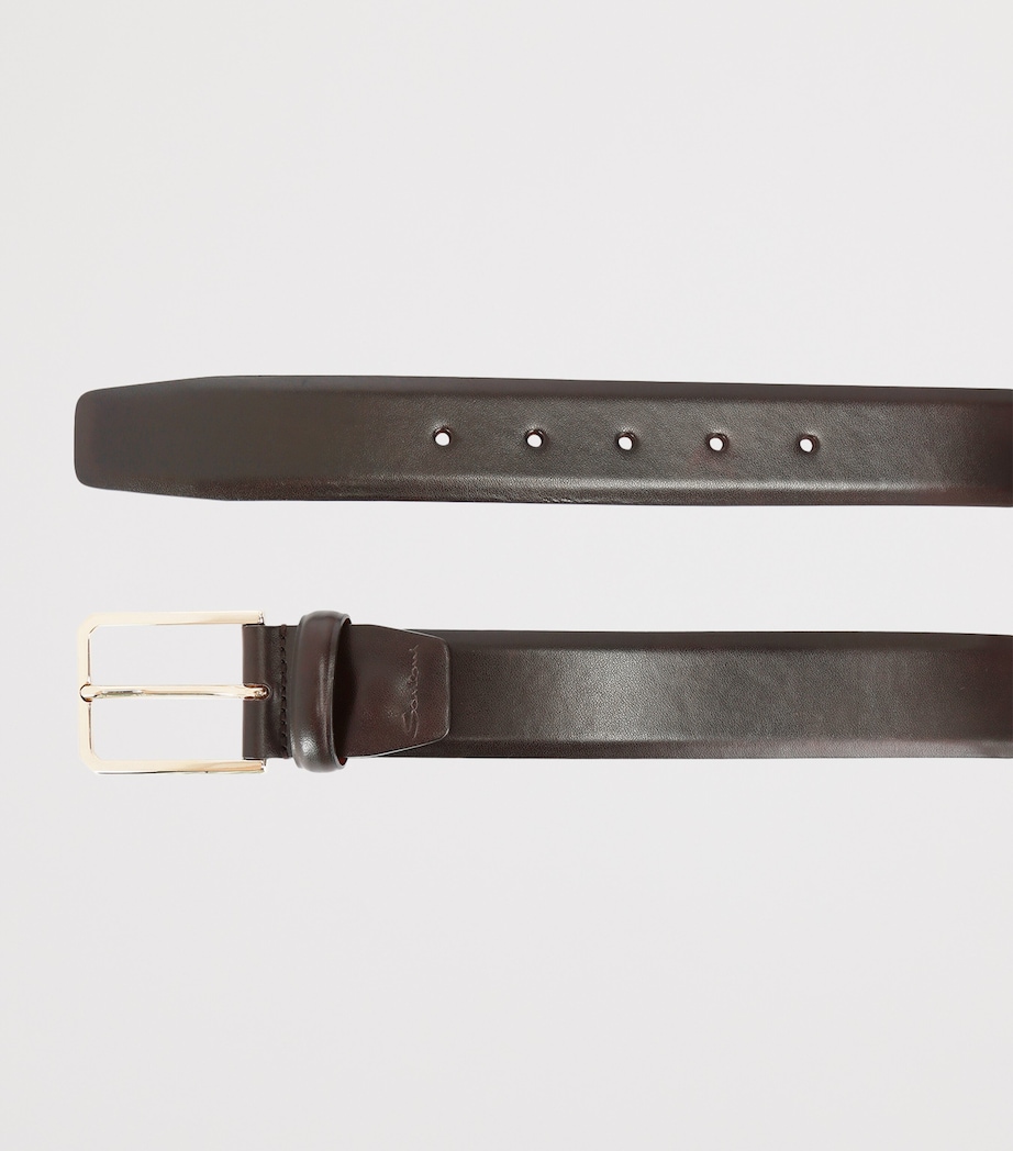Leather Belt BROWN Image 3
