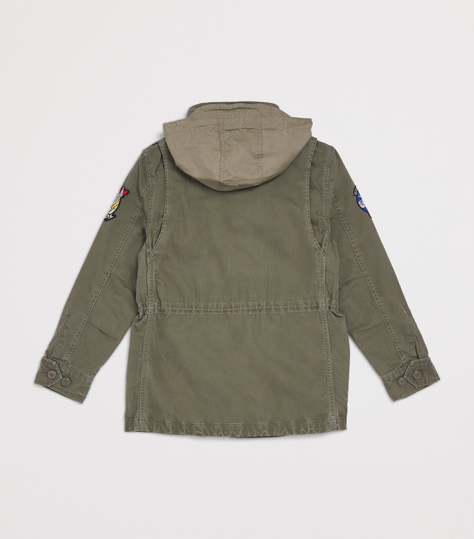 Cotton Field Jacket (10-12 Years) OLIVE MOUNTAIN Image 2