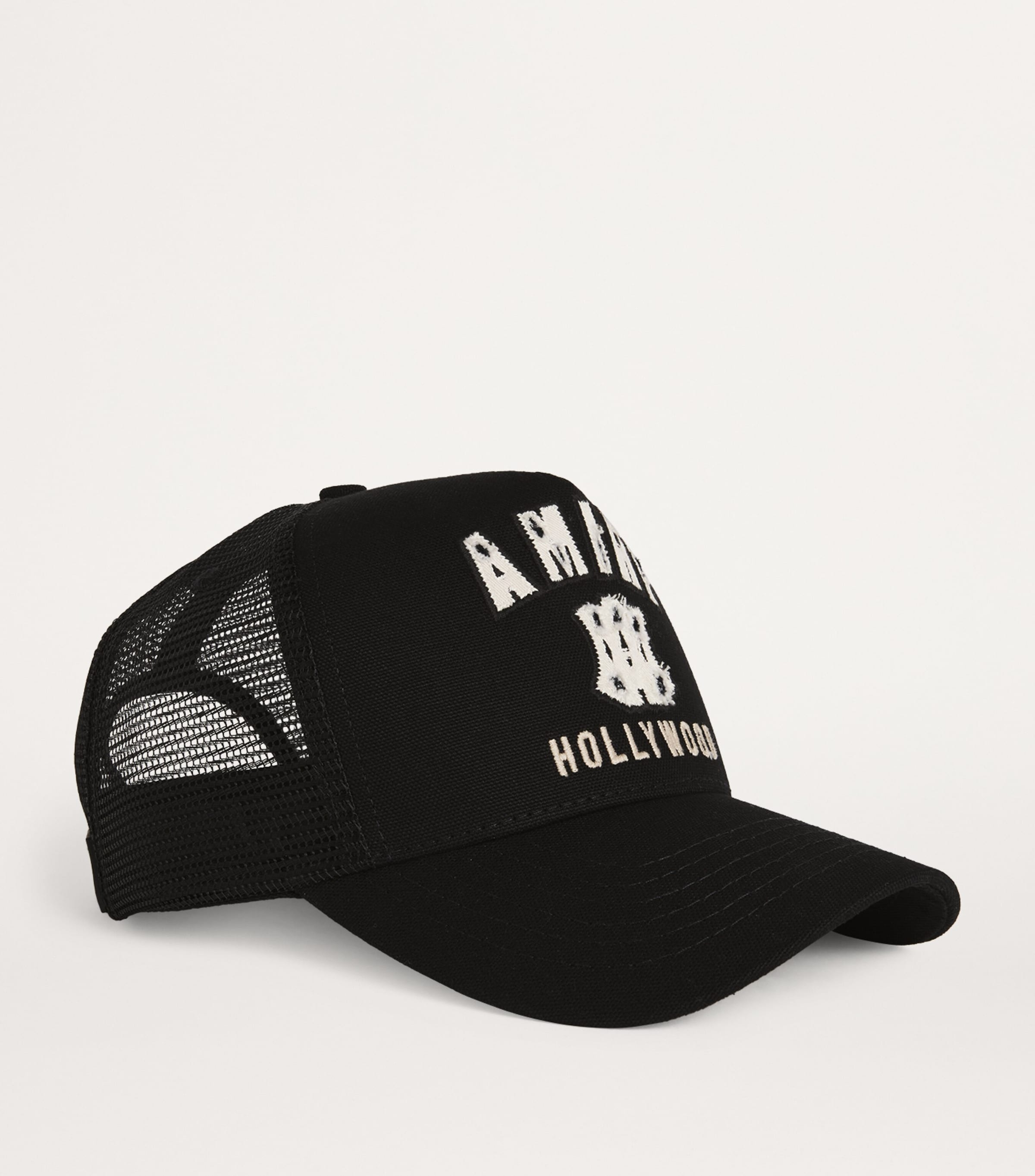 AMIRI Distressed MA Hollywood Baseball Cap Black Image 2