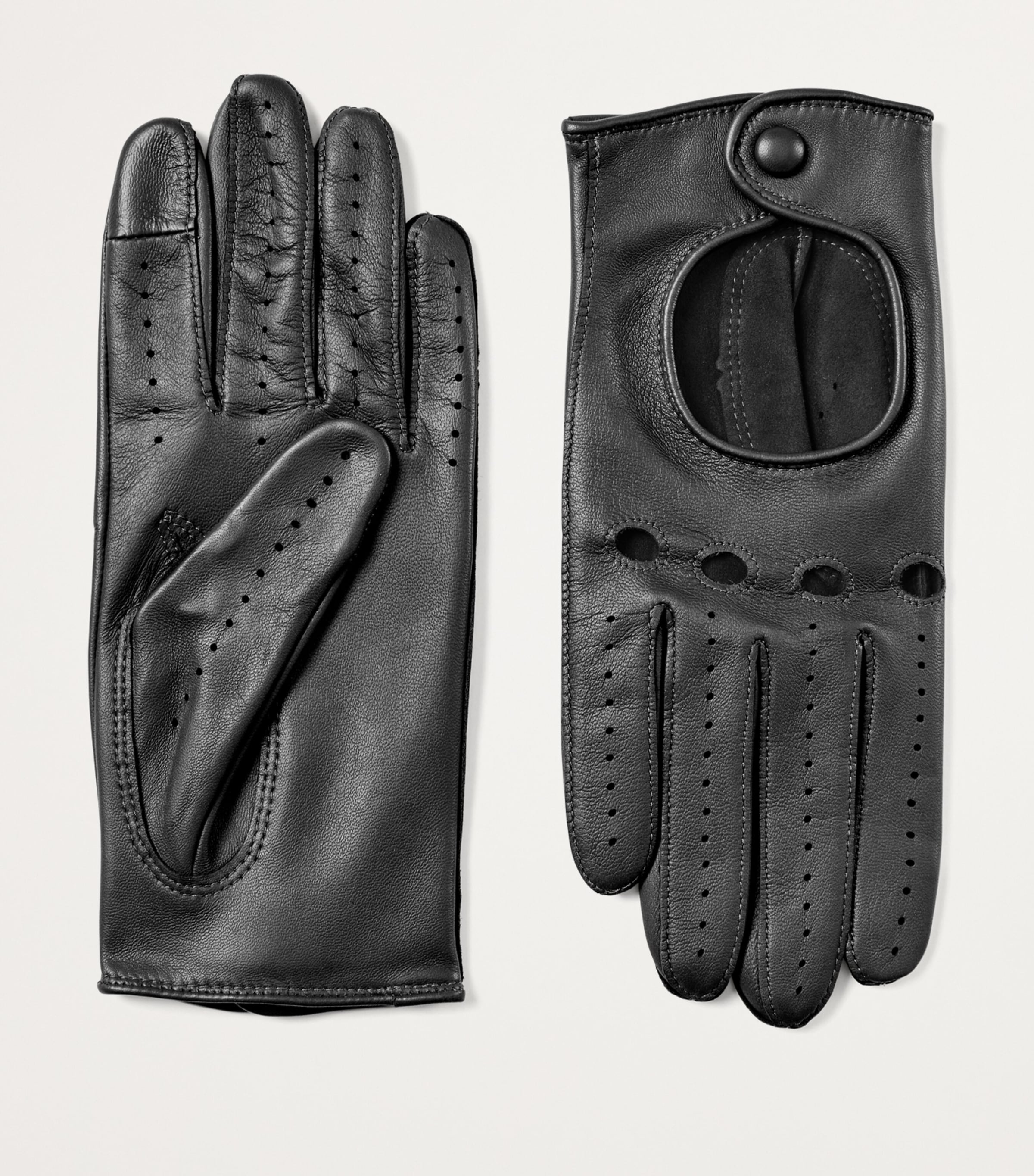 Factory Leather driving gloves black Small