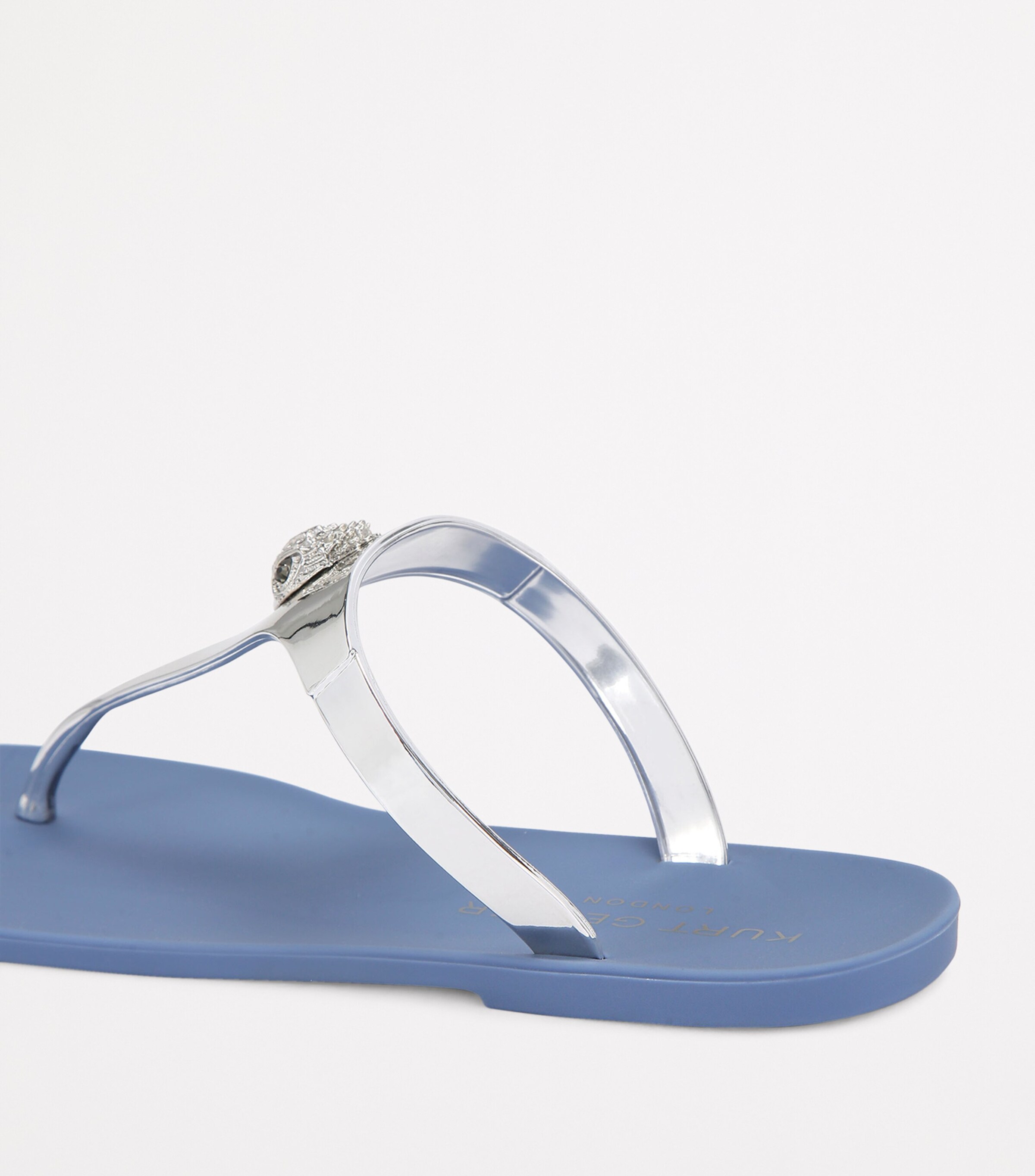 Maddison T-Bar Sandals SILVER COM Image 2