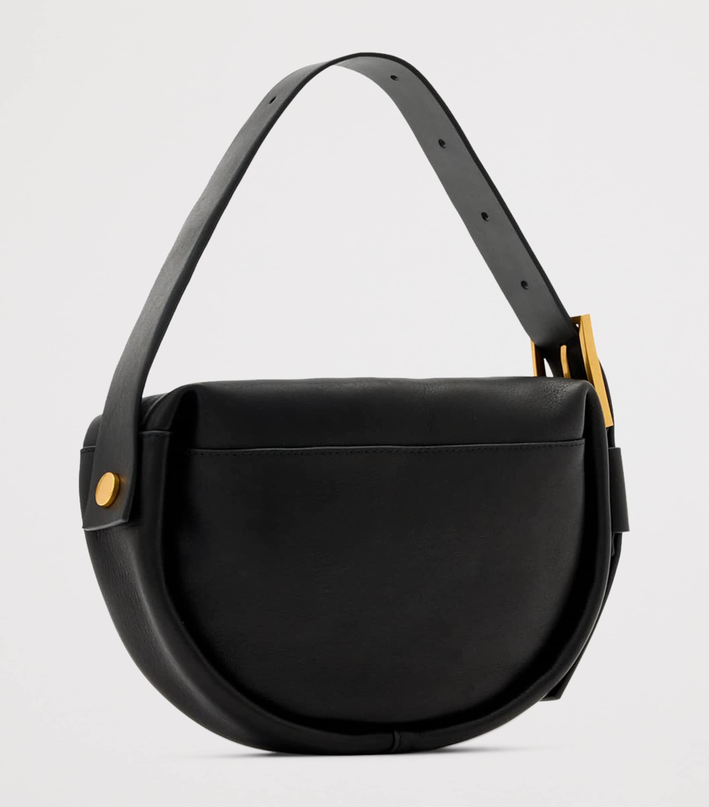 Mini Leather Noemie Shoulder Bag BLACK Image 4