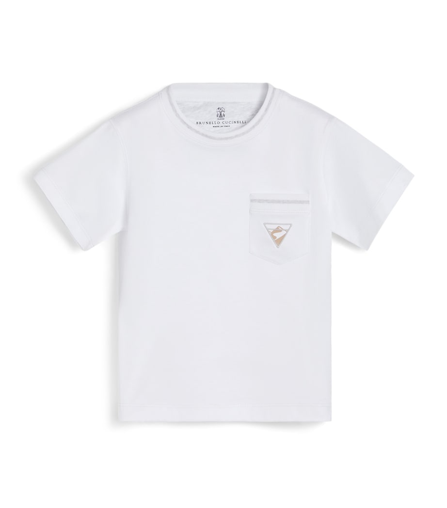 Brunello Cucinelli Kids Cotton T-Shirt (4-6 Years) Image 1