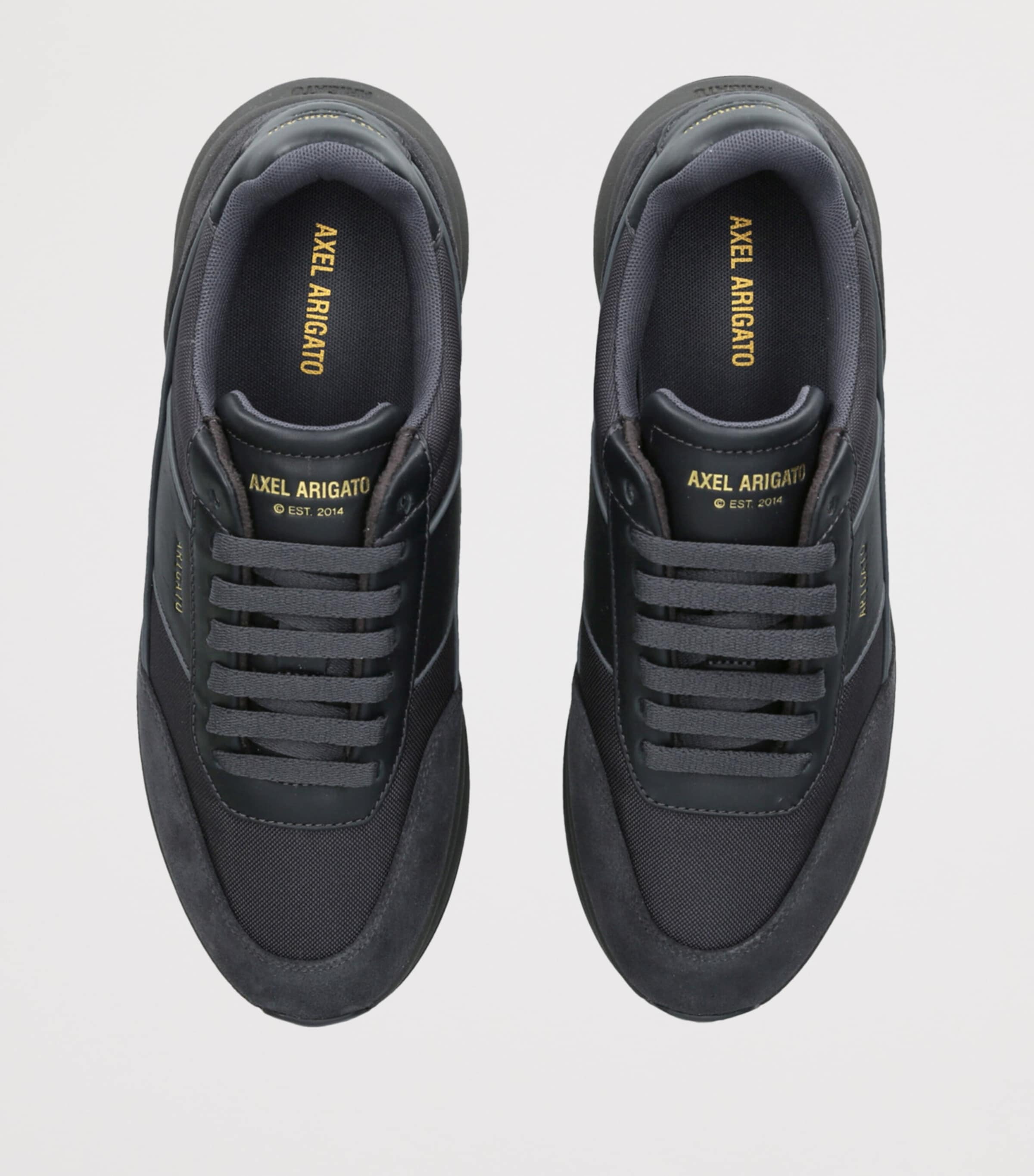 Suede Genesis Neo Runner Sneakers BLACK Image 4