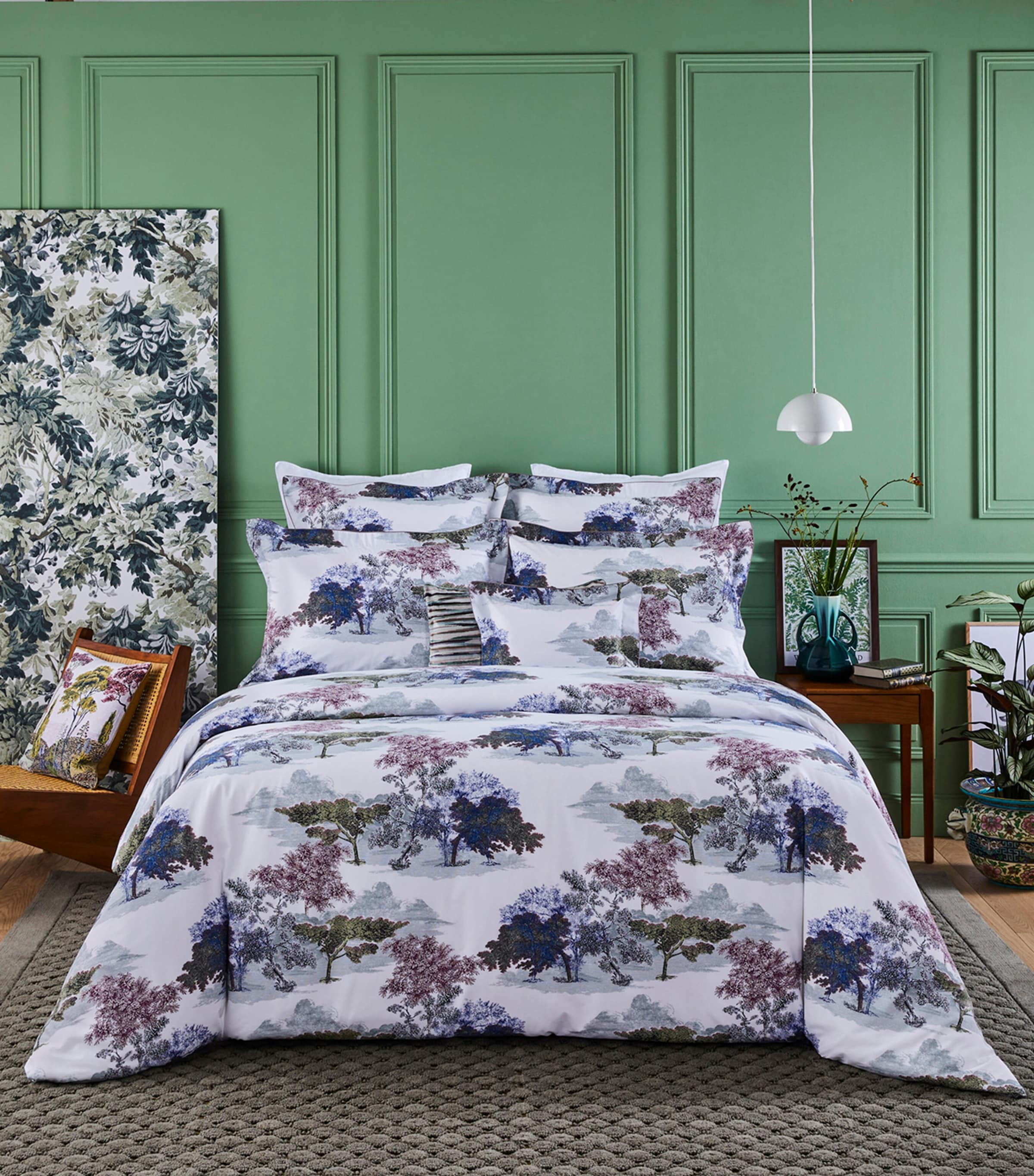 YVES DELORME PARC KING DUVET COVER 