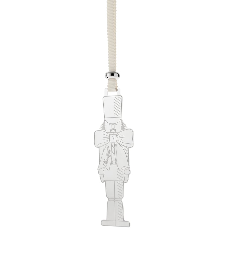 Christofle Silver-Plated Sous le Sapin Nutcracker Tree Decoration Silver Image 1