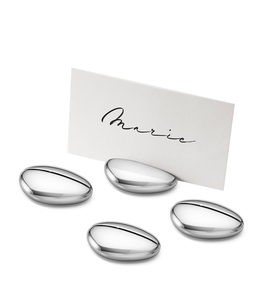 Sky Place Card Holder (Set of 4) SILVER Image 1