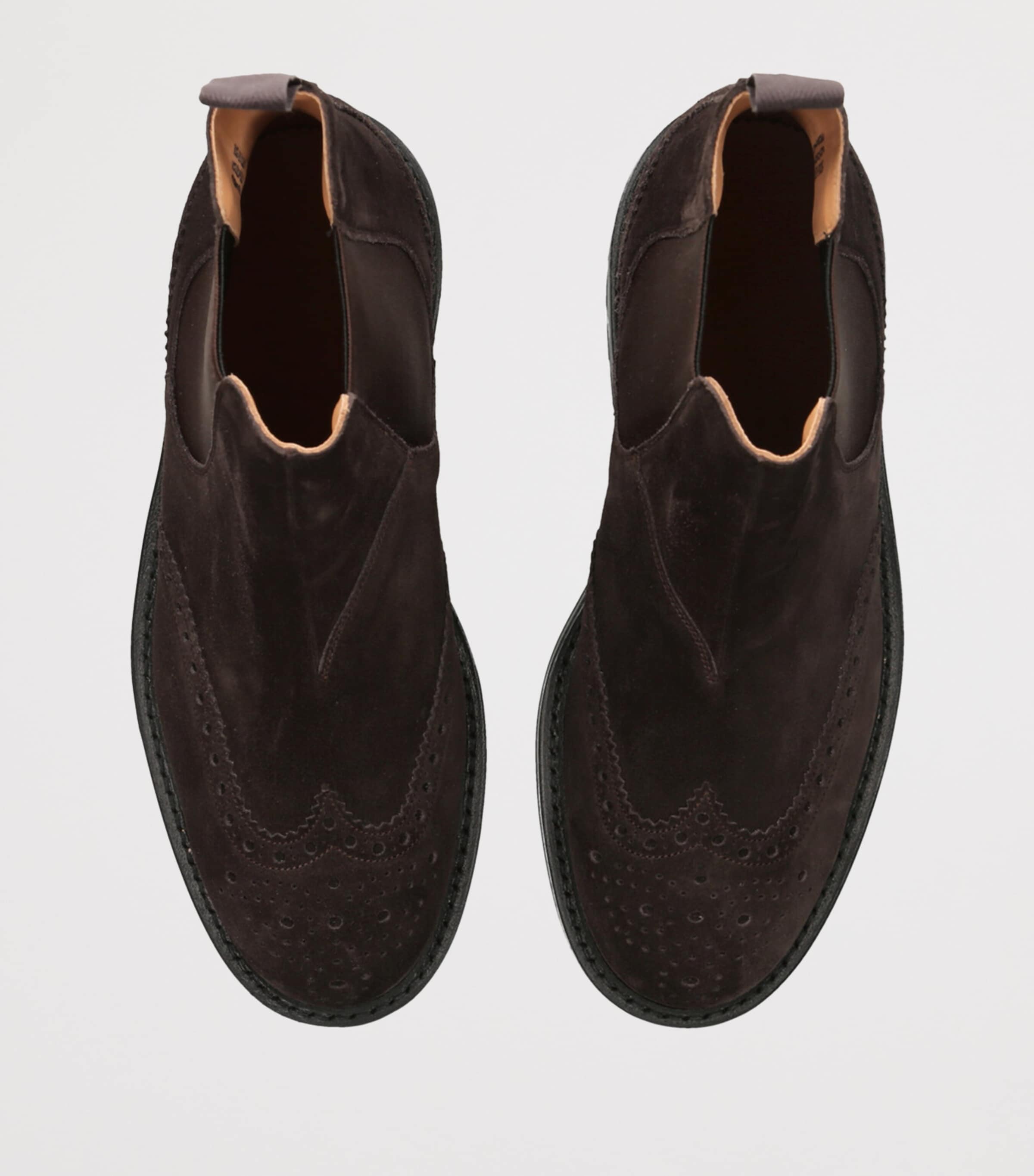 Suede Mcentyre Chelsea Boots DARK BROWN Image 4