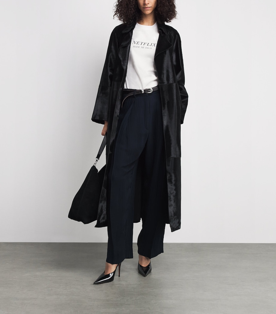 Organic Cotton Slogan T-Shirt 9461 WHITE NETFLIX Image 2