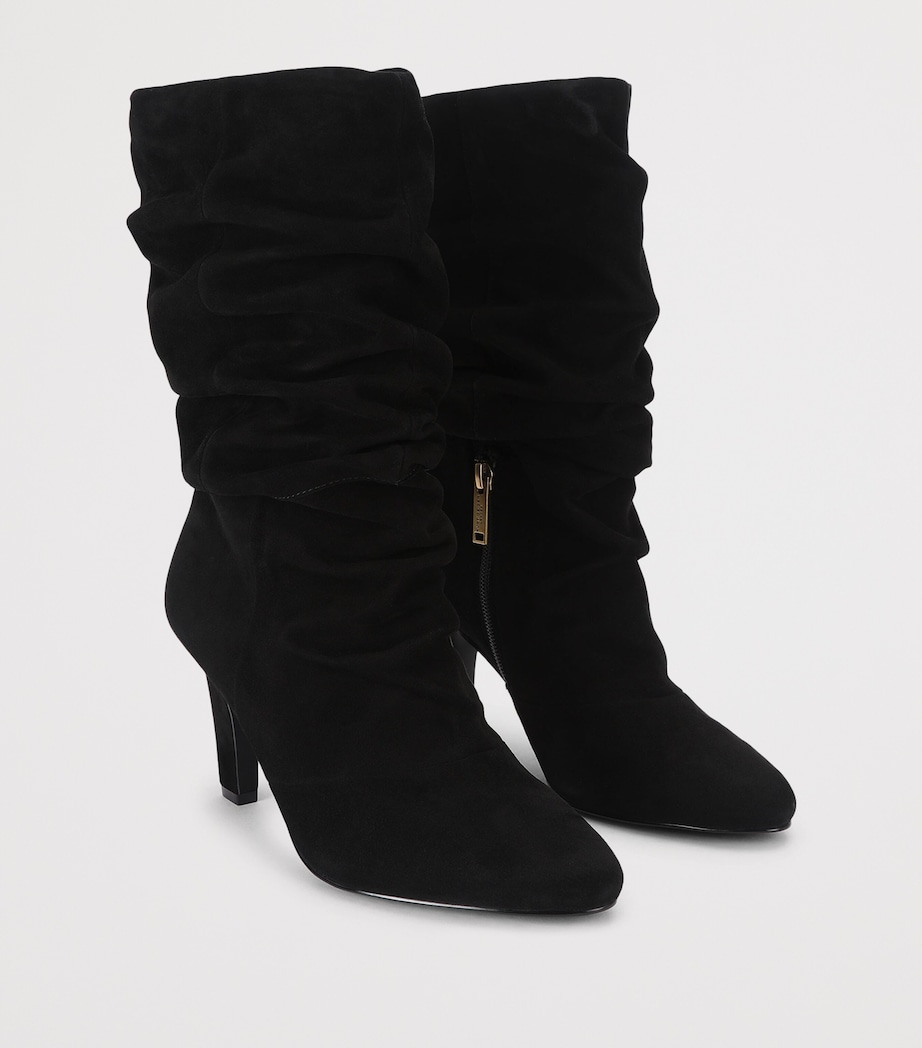 Kurt Geiger London Suede Elizabeth Slouch Knee-High Boots 80 Black Image 2