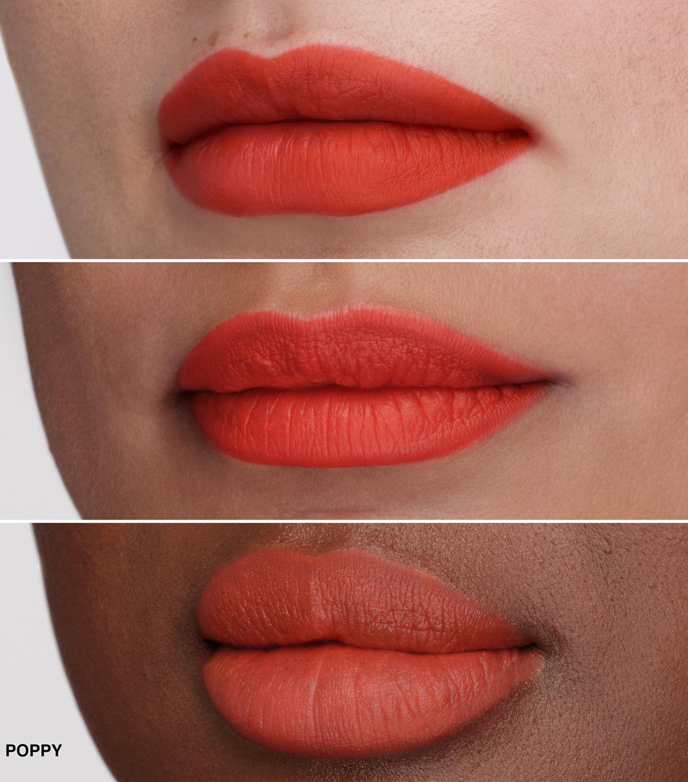 Luxe Cashmere Matte Lipstick POPPY Image 3