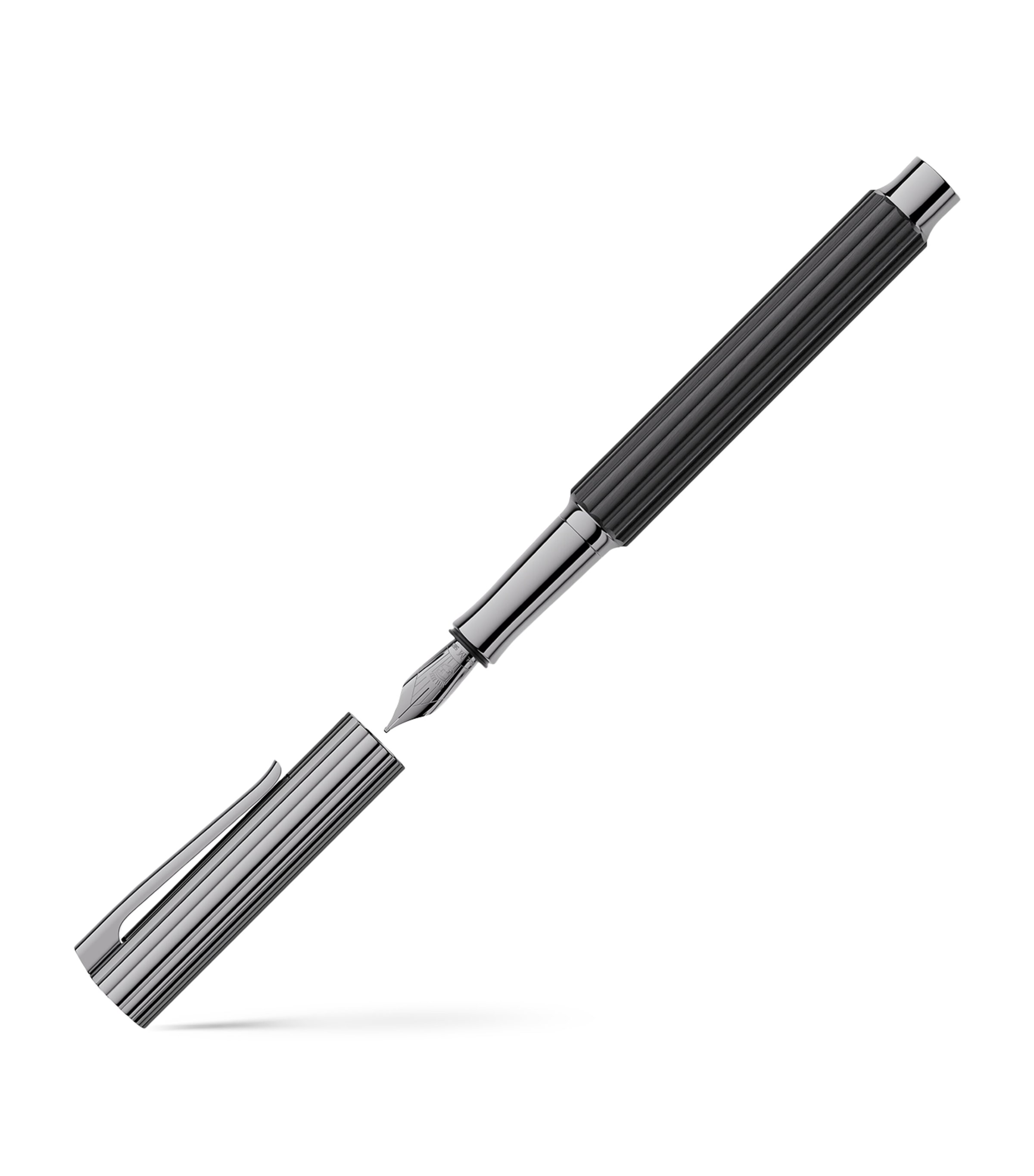 Graf von Faber-Castell Ebony Wood Bloom Fountain Pen Black Image 5