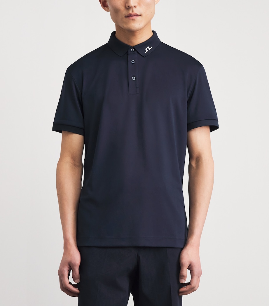 J Lindeberg Mens KV Polo Shirt Jl Navy Image 4