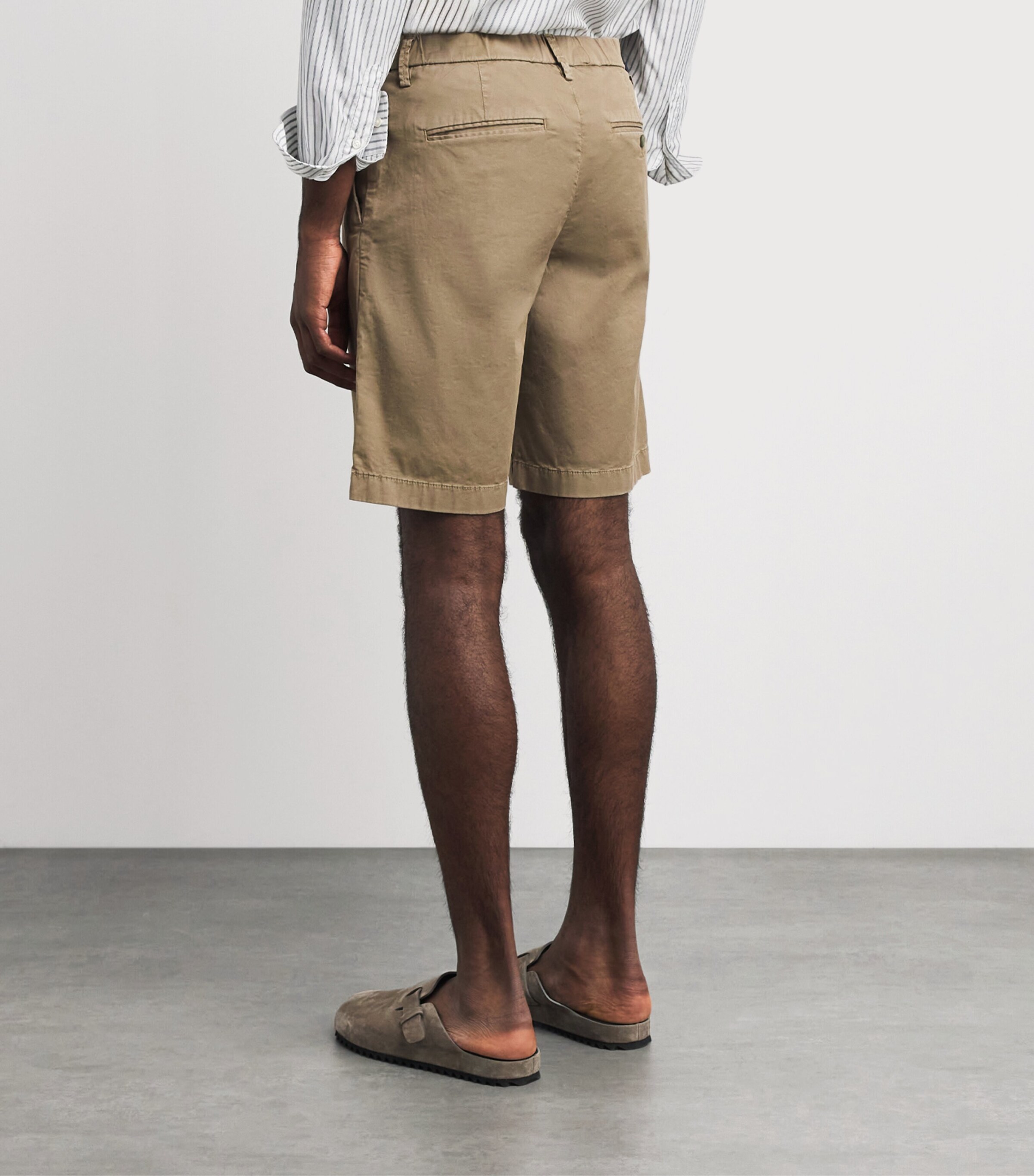 Jacob Cohën Mens Chino Shorts Brown Image 5