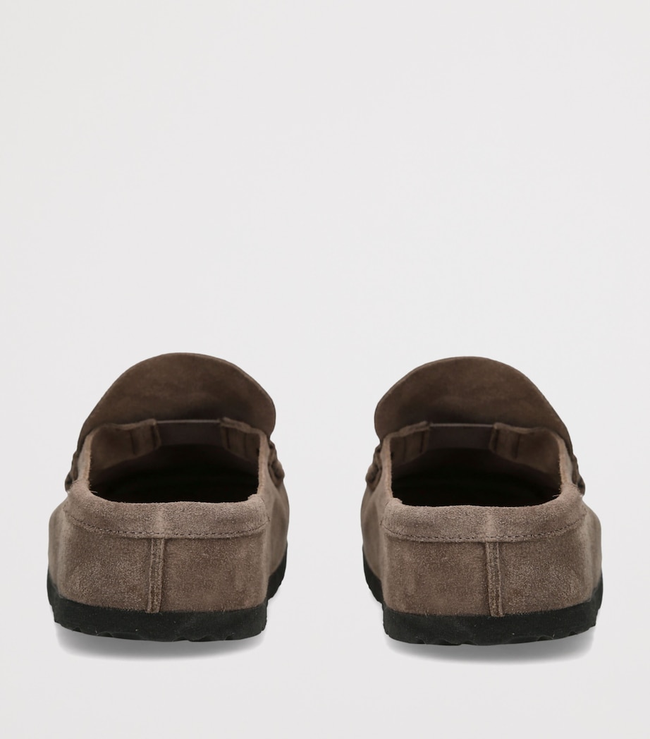 Birkenstock Suede Naples Wrapped Clogs Grey/dark Image 2