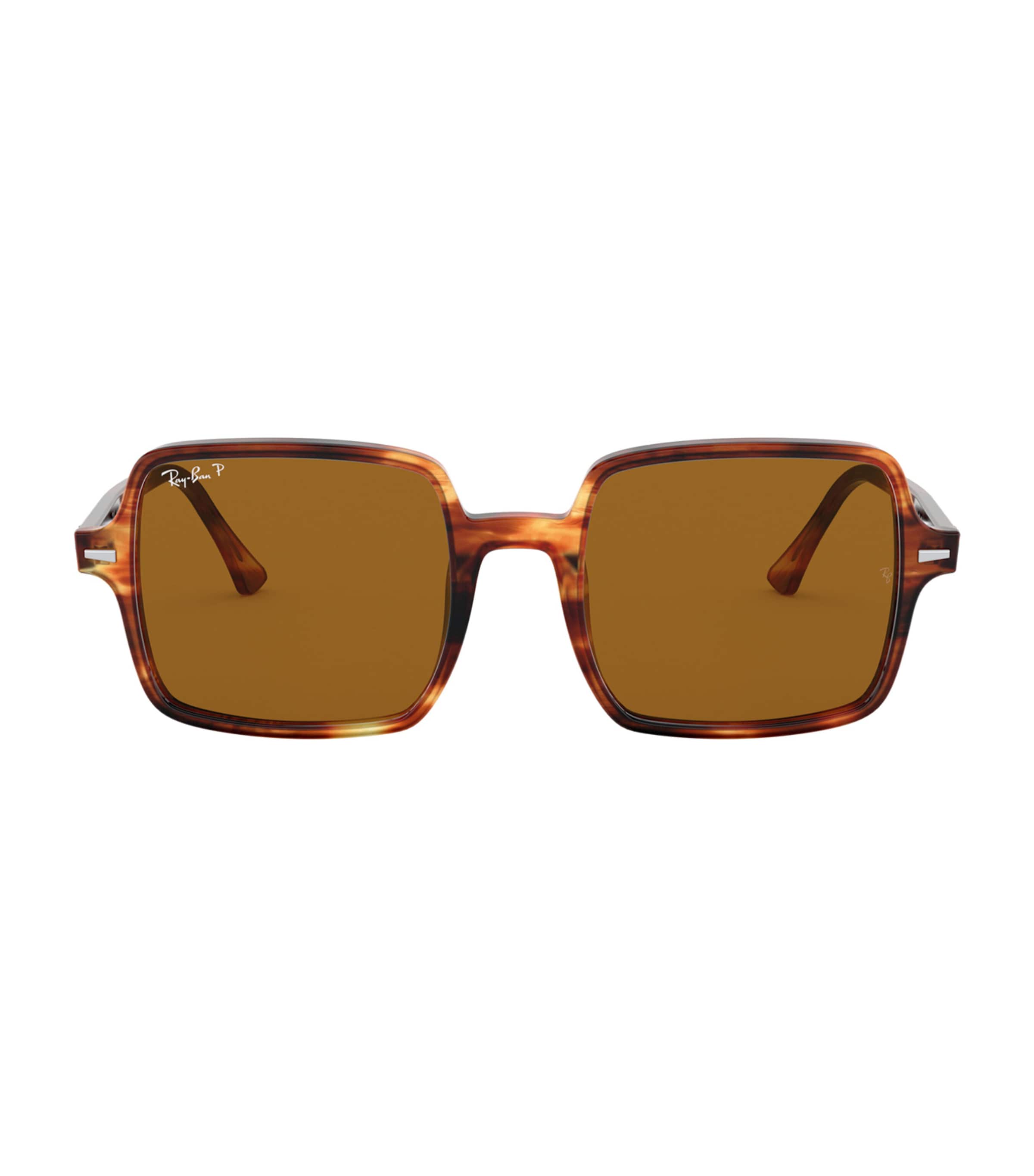Ray Ban Square Ii Tortoiseshell Sunglasses In Brown