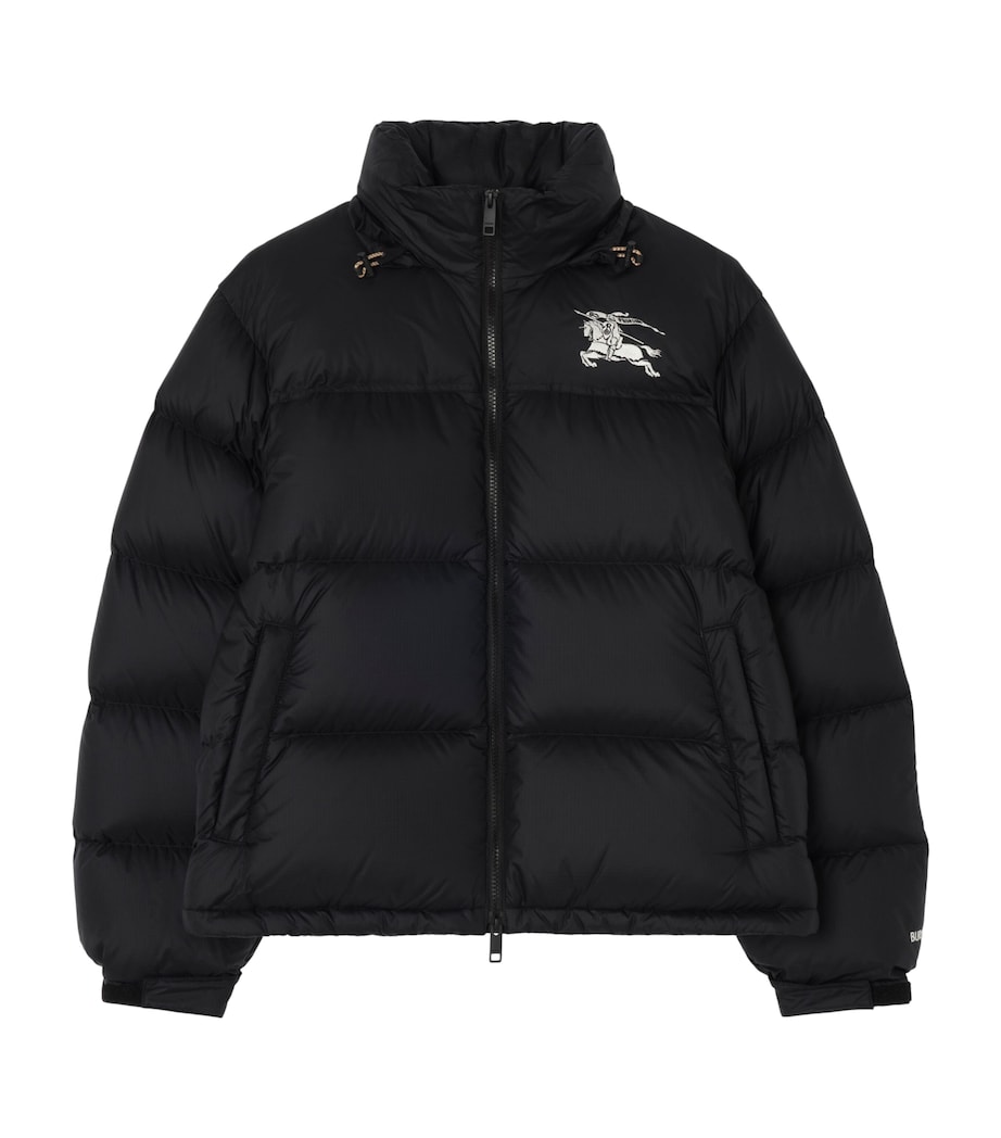 Burberry Mens Down EKD Puffer Jacket Black Image 1