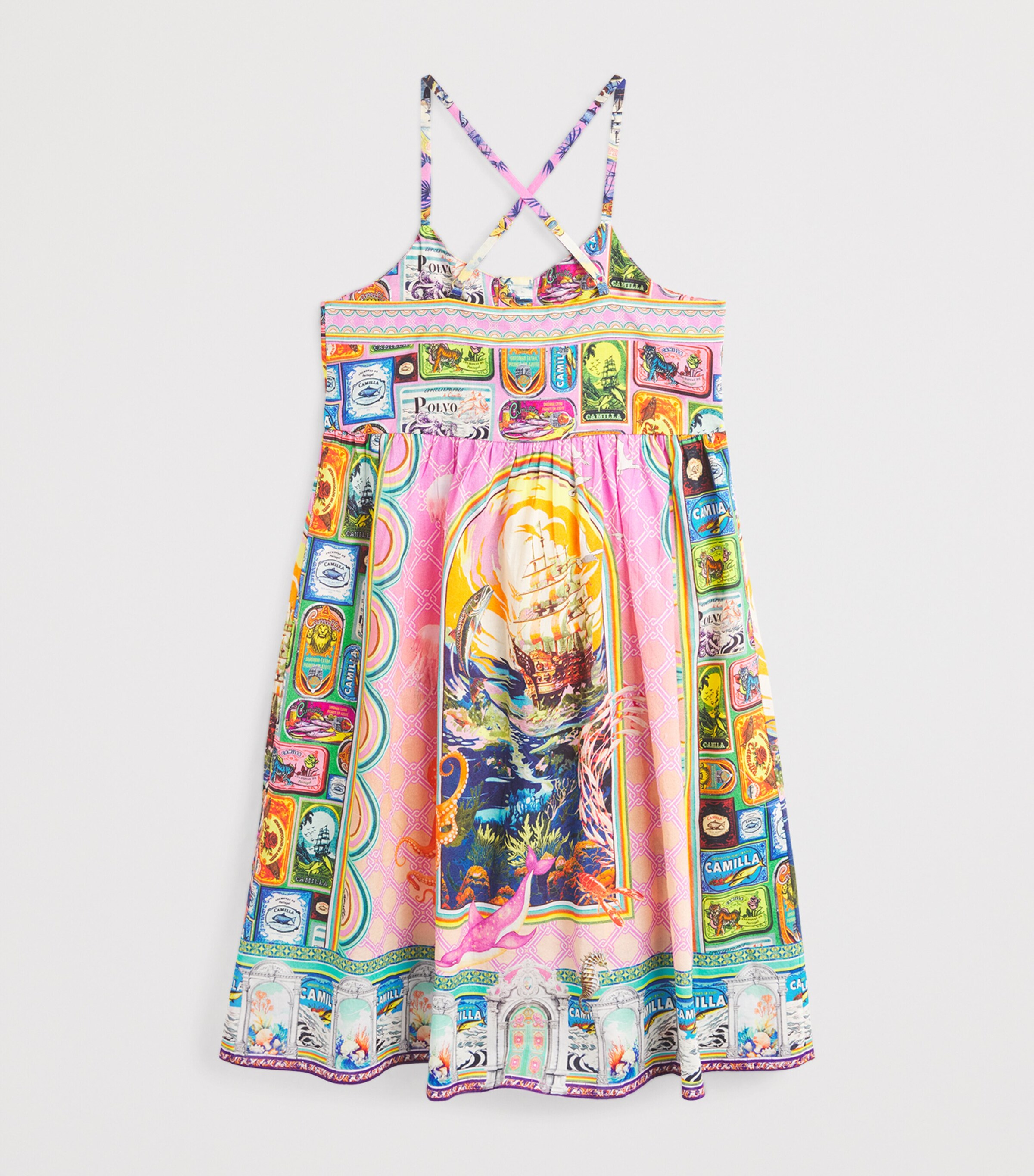 Crochet-Pocket Salty Splendour Dress (4-10 Years) SALTSPLD Image 2