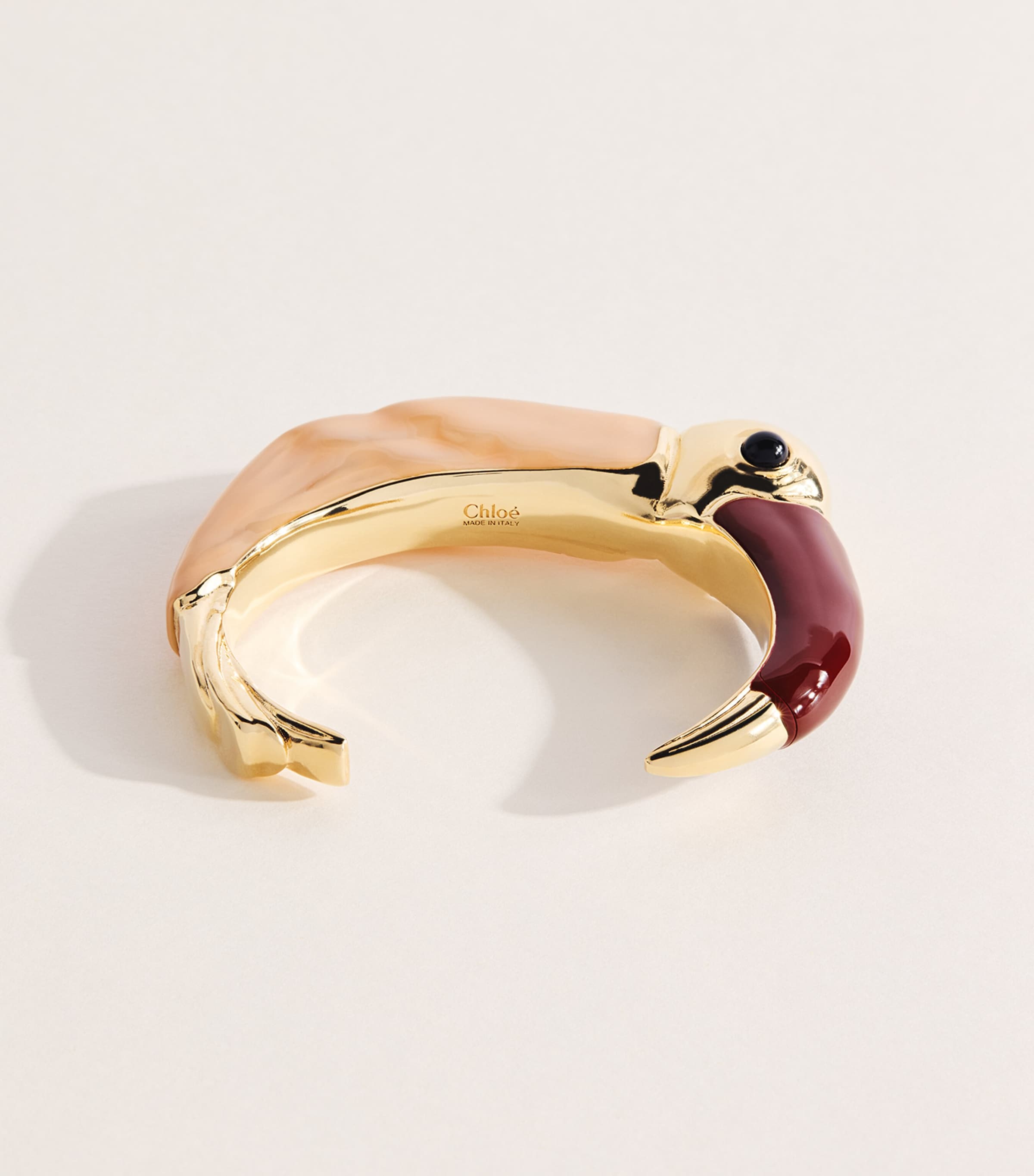 Chloé Tropicus Toucan Cuff Bracelet Multicolor Pink Image 2