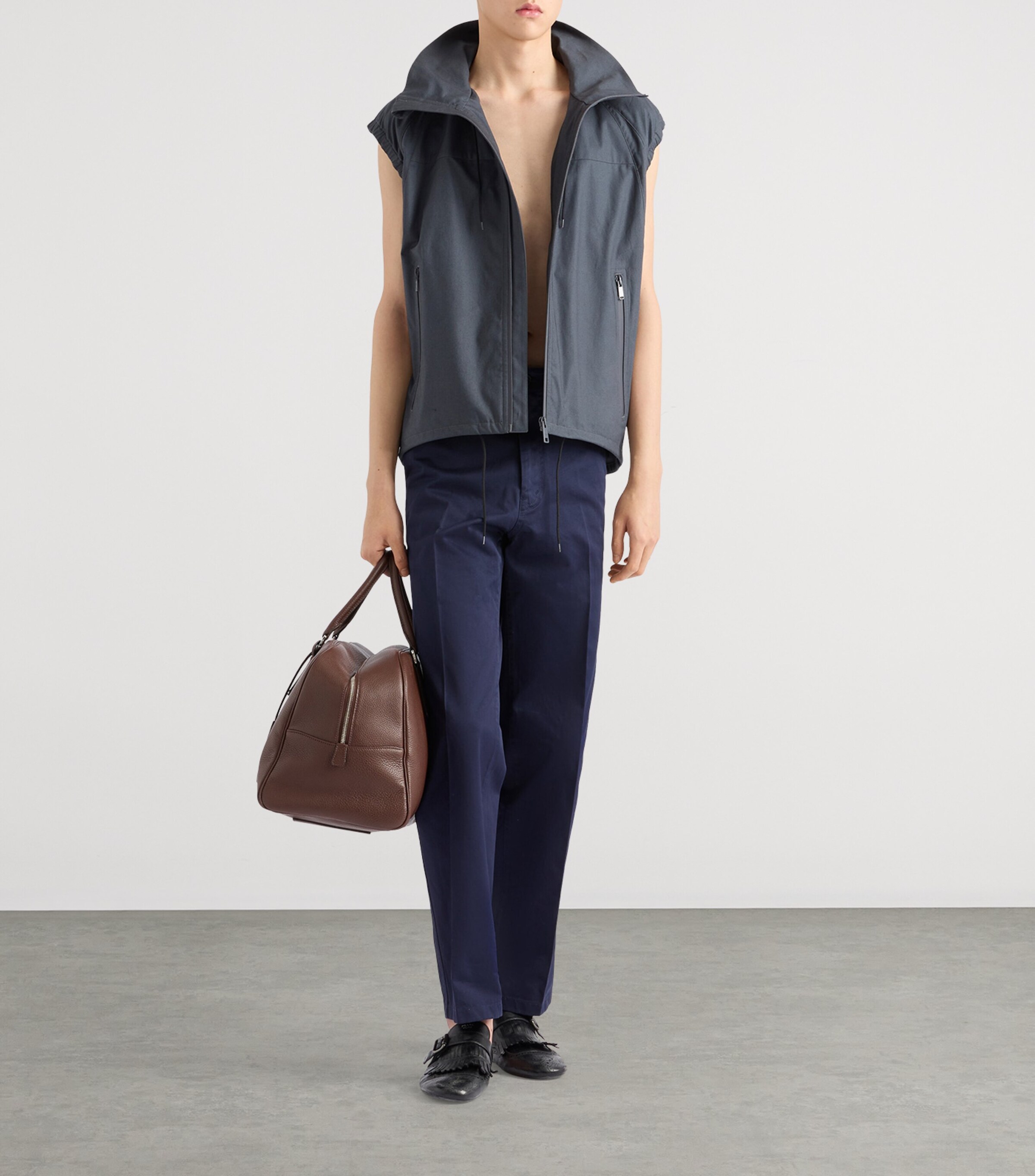 Prada Mens Cotton Straight Chinos Image 2