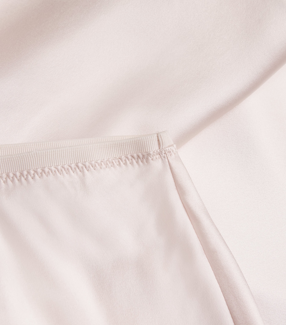 Silk Satin Isaak Maxi Skirt ROSE Image 5