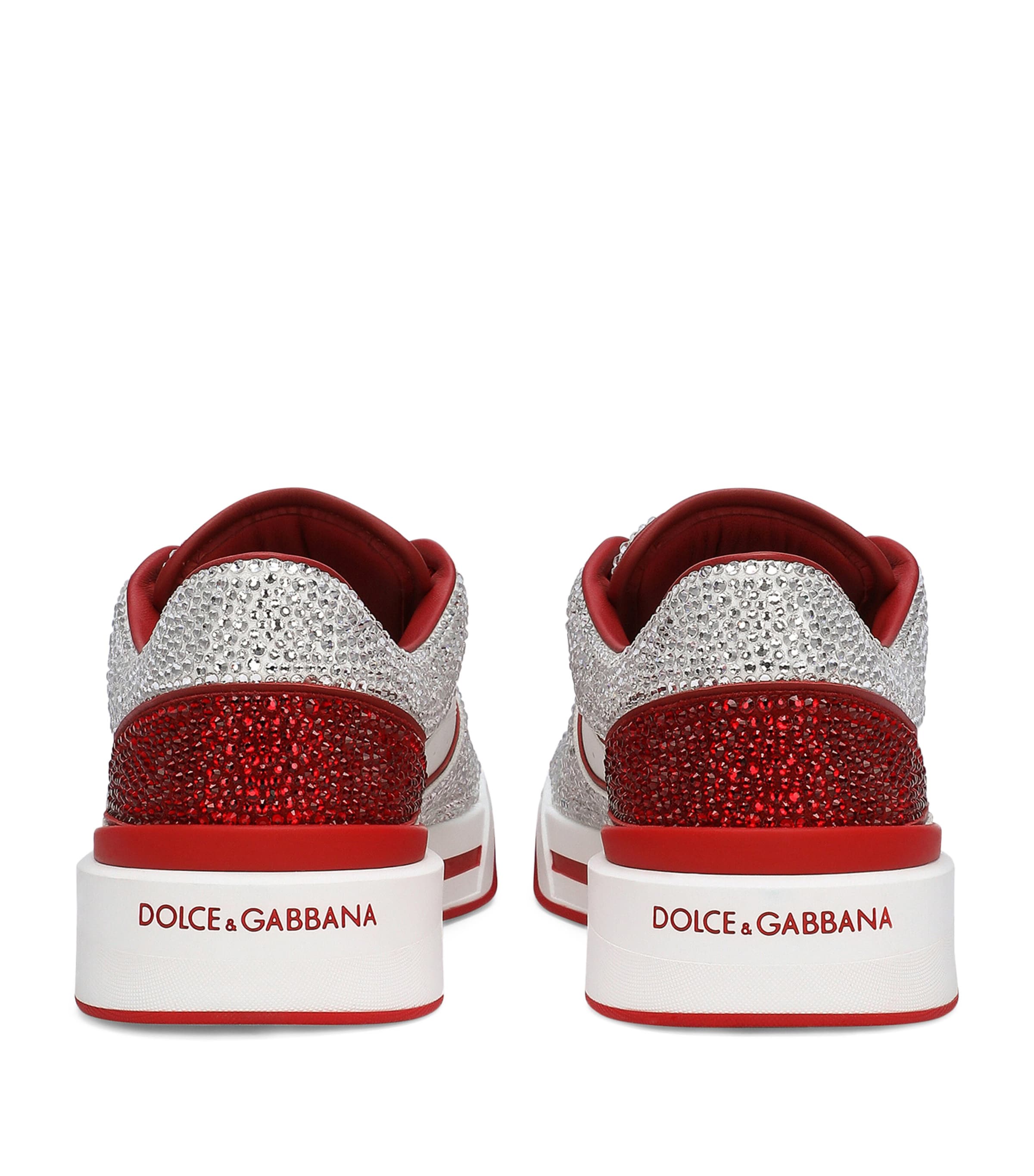スニーカー DOLCE & GABBANA Two-Tone Leather New Roma Sneakers 18664795_40415931_600.jpg