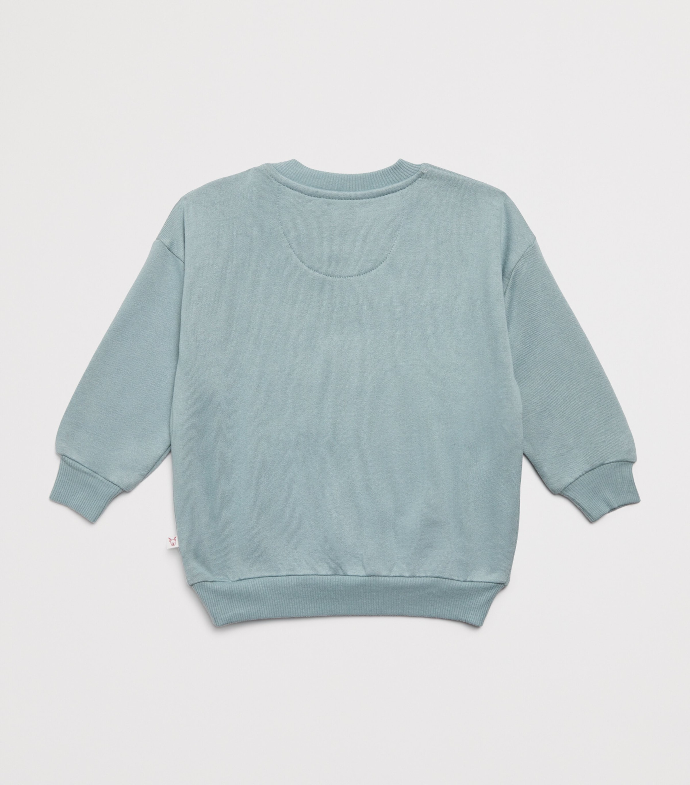 Christmas Tree Print Sweater (3-36 Months) FROSTED MINT Image 2