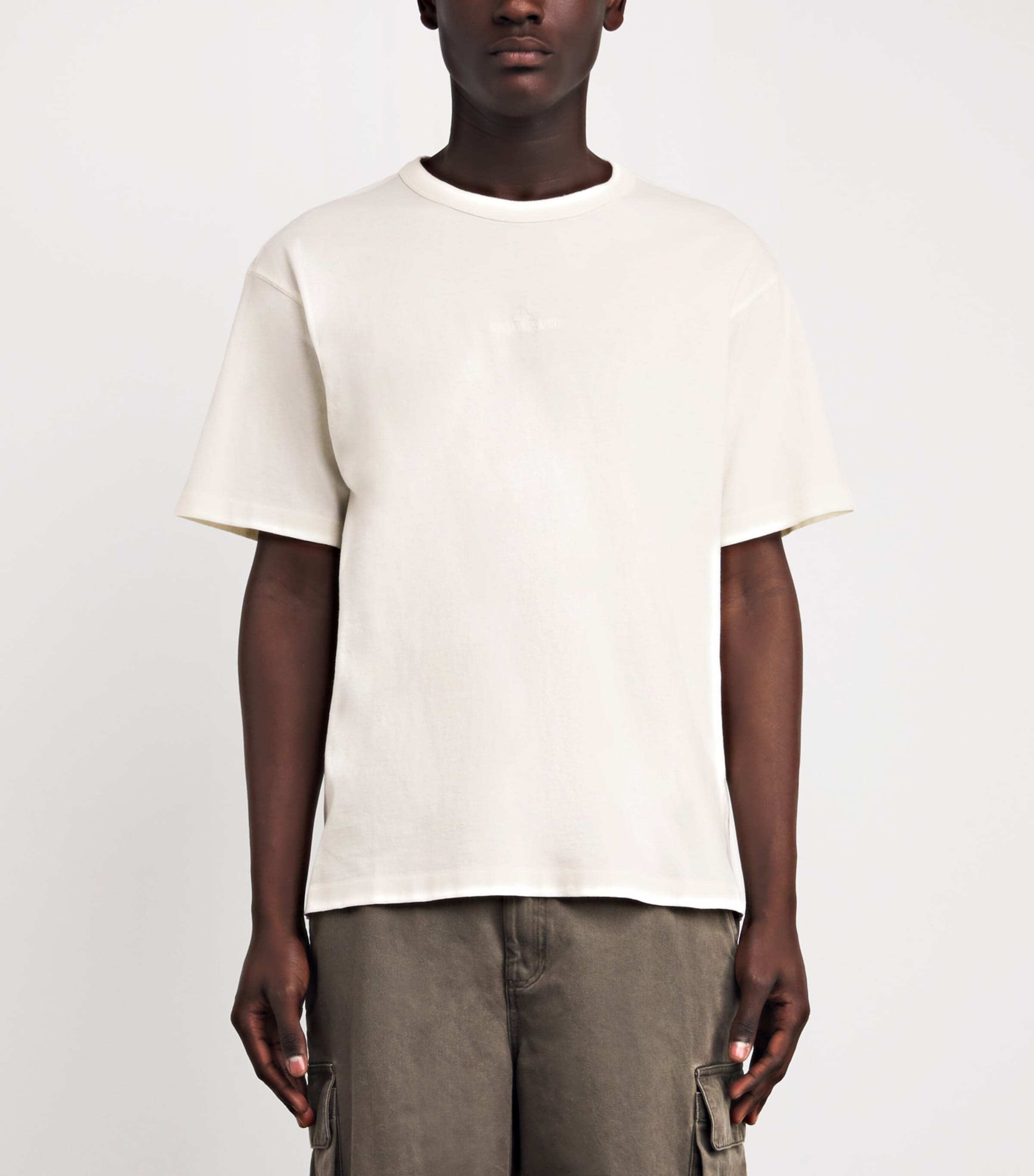 Cotton Logo T-Shirt V0093 Image 3