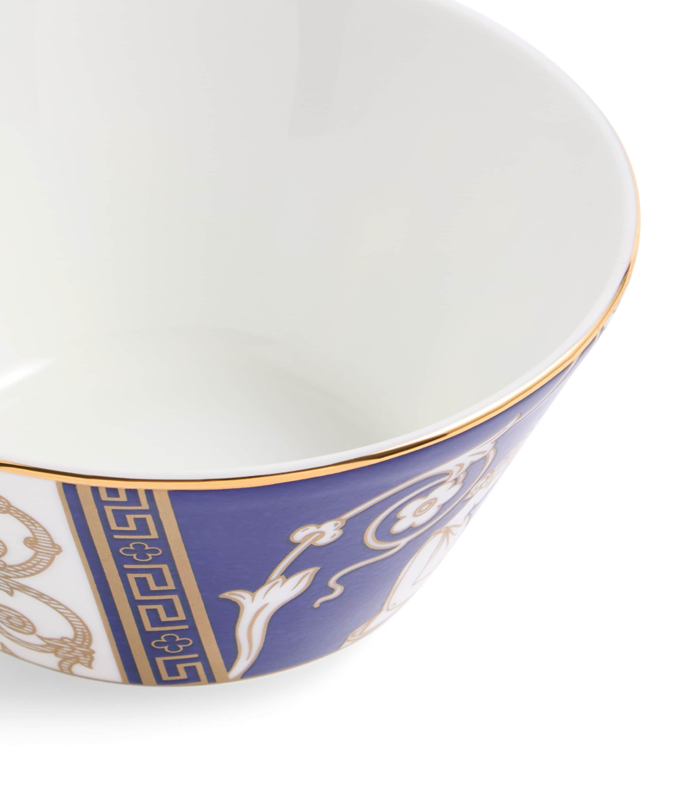 Bone China Renaissance Rice Bowl (11cm) BLUE Image 4
