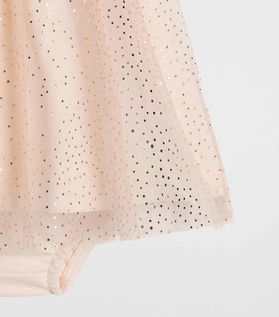 Tulle Embellished Dress and Bloomers Set (3-36 Months) HF5RZ-POIS LAMIN Image 4