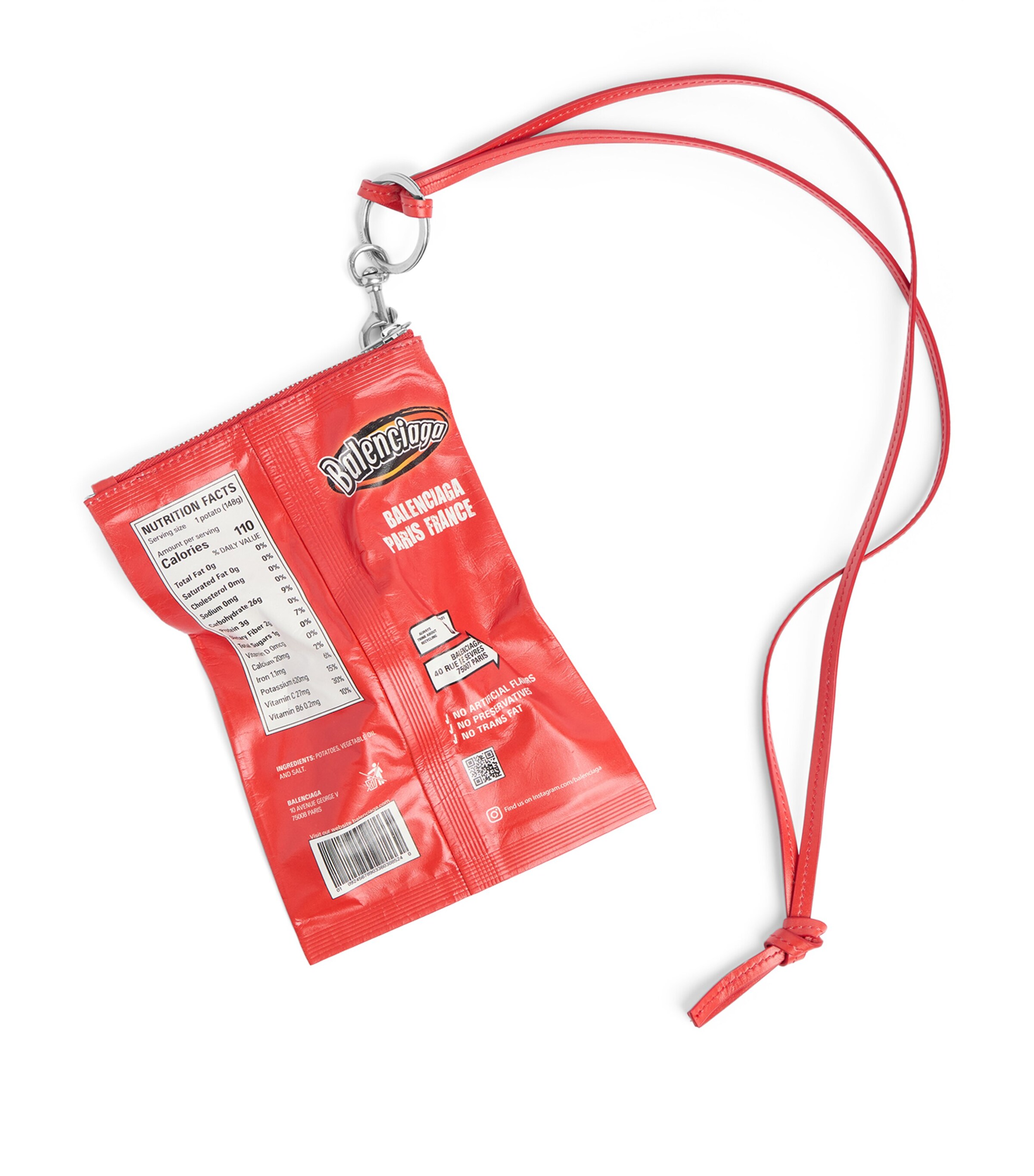 Calf Leather Chips Phone Pouch 6450 Image 4