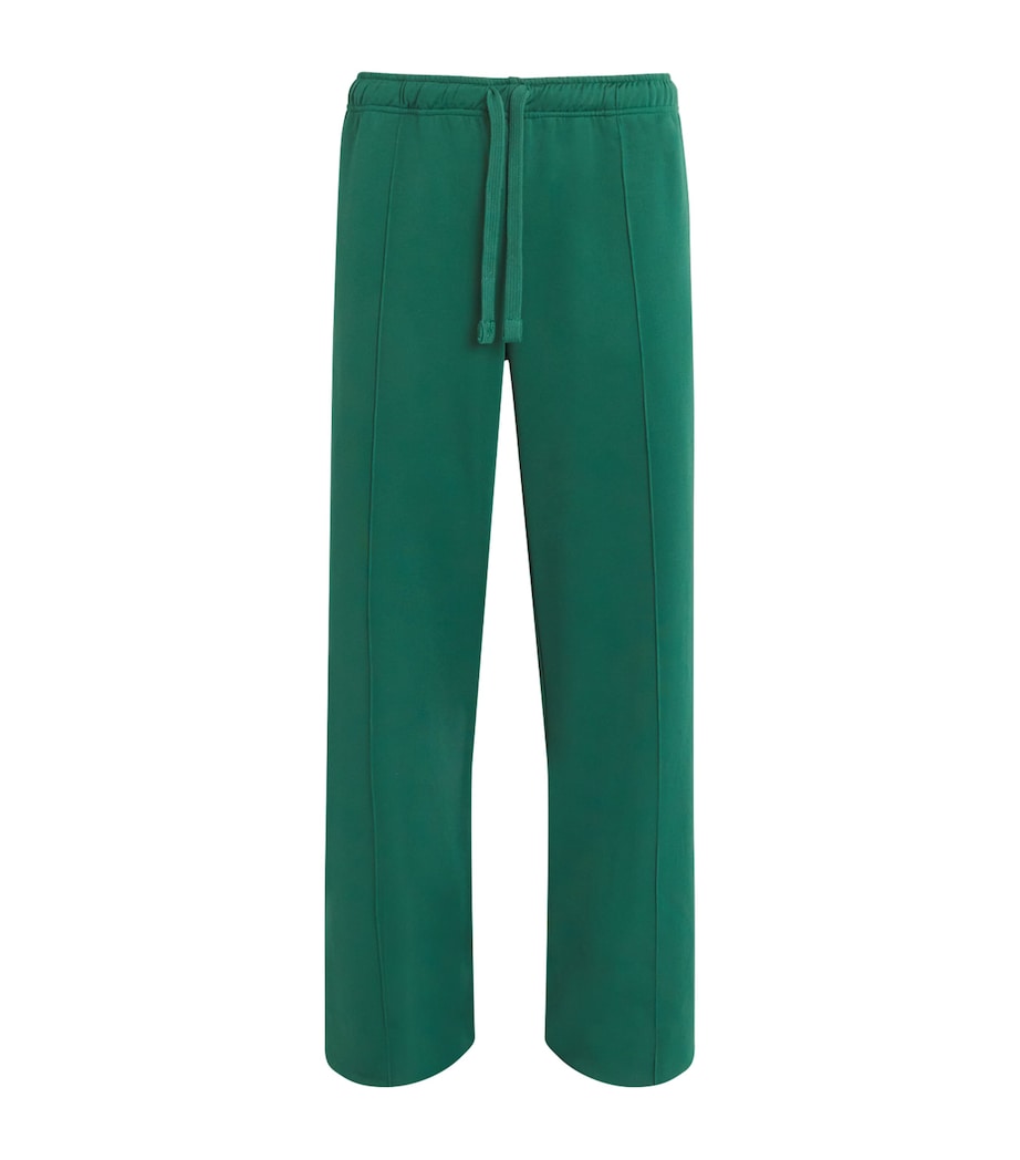Jersey Pintuck Sweatpants DARK GREEN Image 1