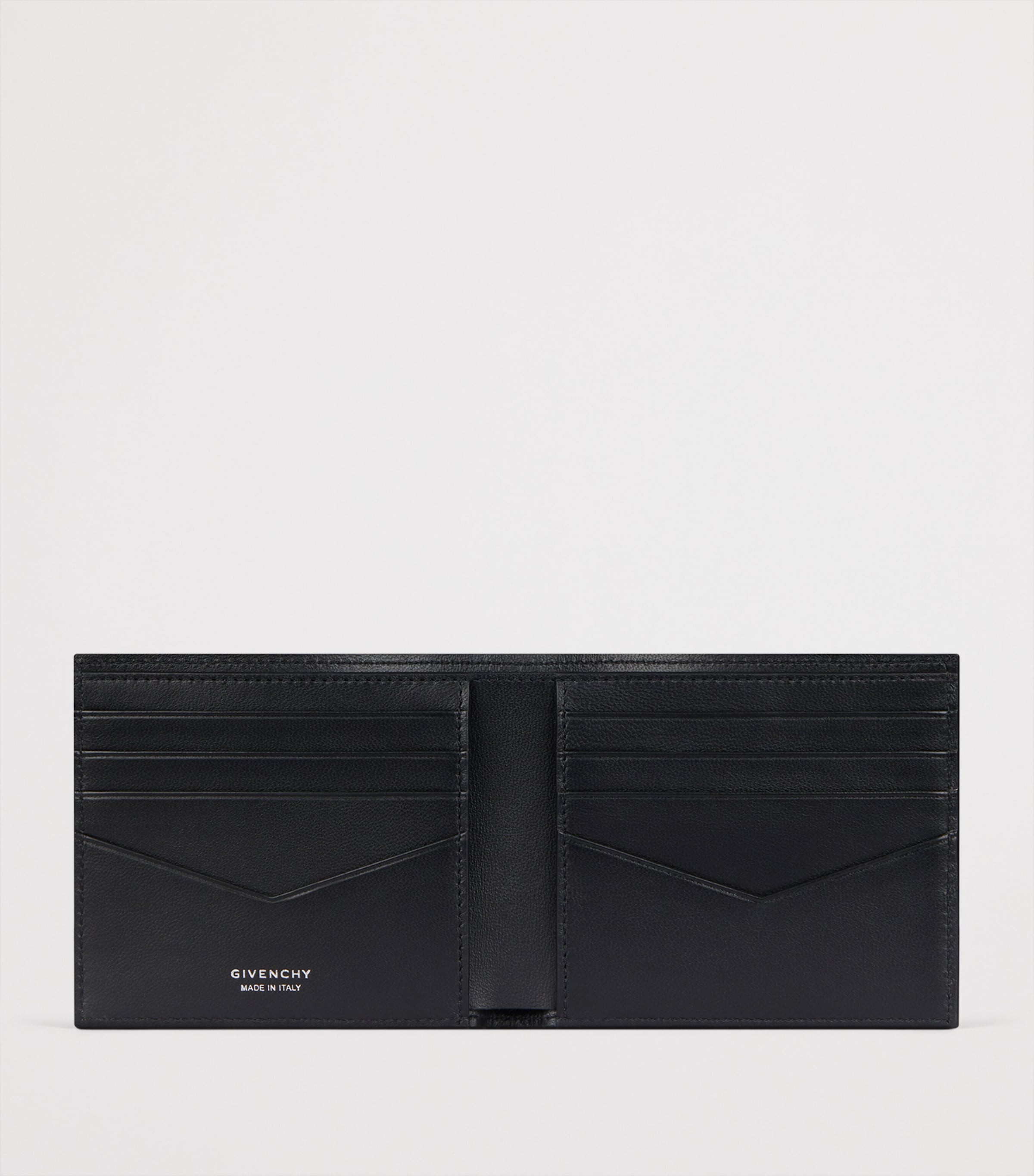 Leather 8CC Bifold Wallet BLACK Image 3
