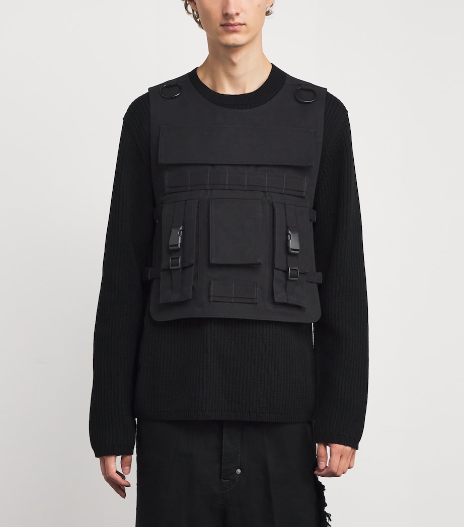 Cotton Ammo Vest BLACK Image 3