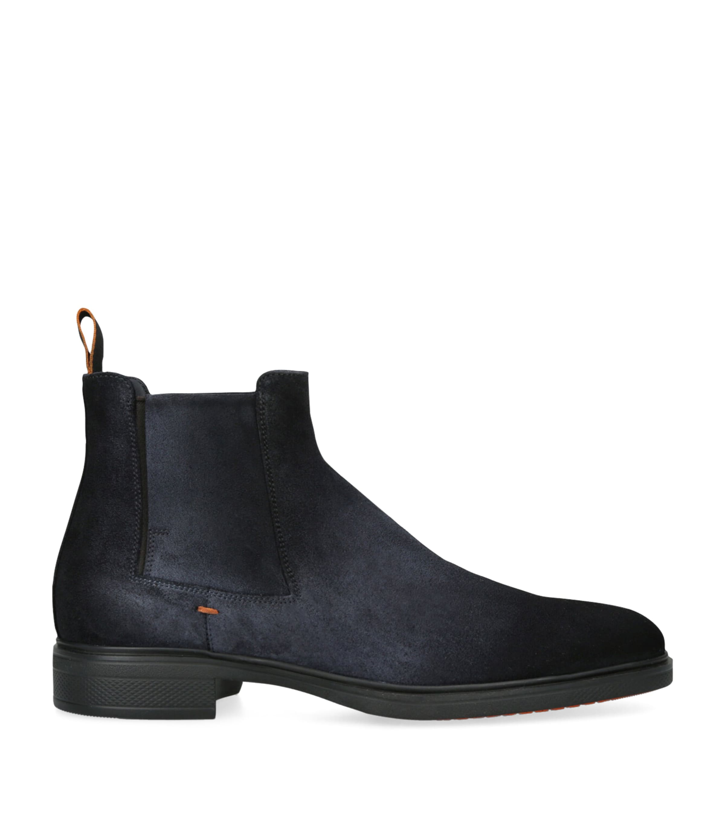 【関税&送料込】Santoni Black Suede Marta Ankle Boots Women's Santoni Boots | Nordstrom