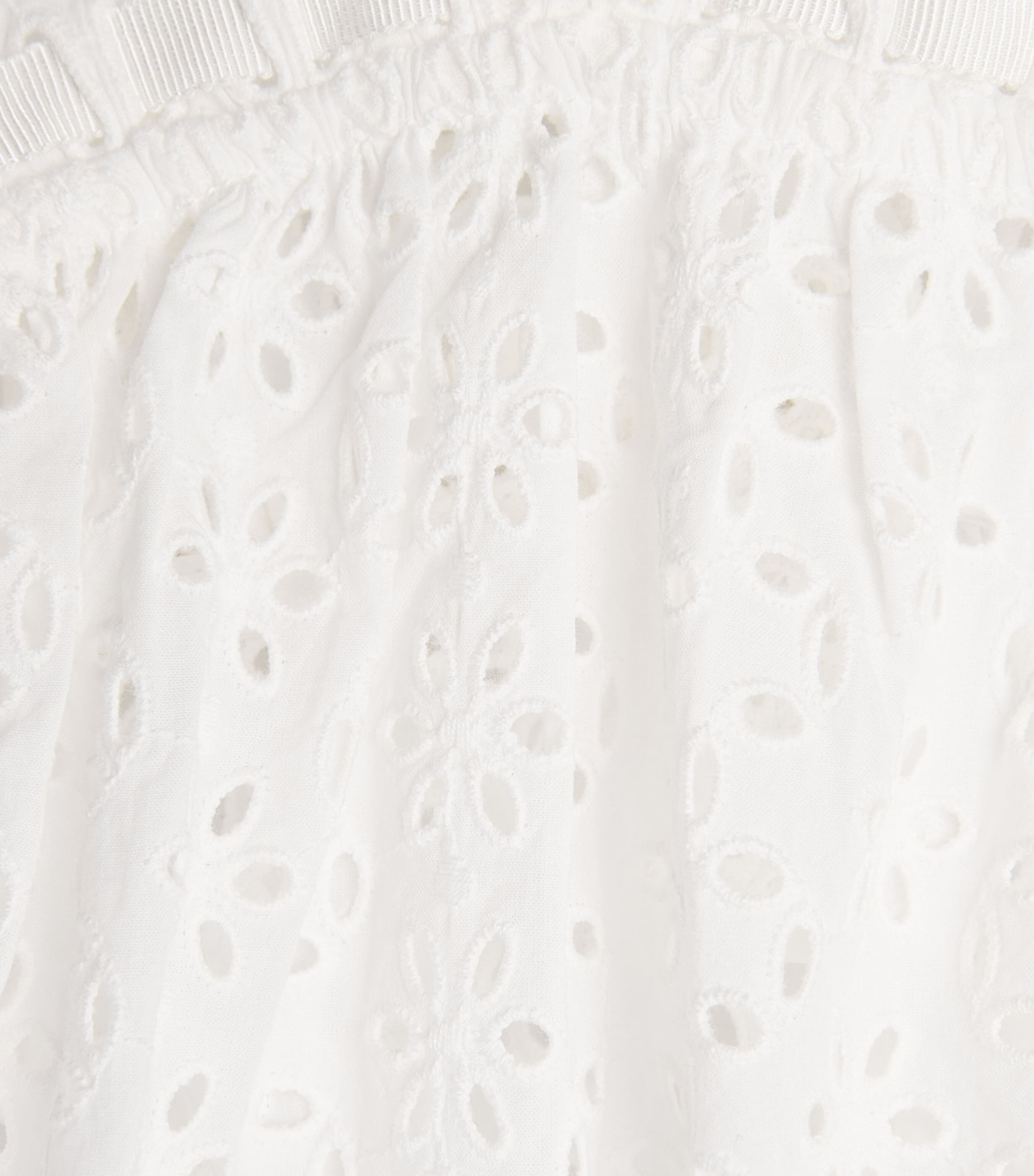 Ulla Johnson Womens Broderie Anglaise Isola Top Pristine Image 6