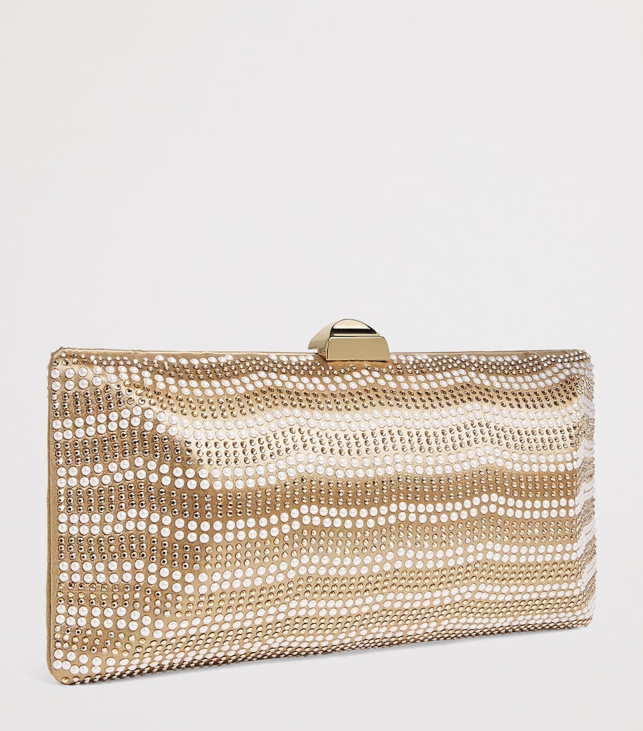 Silk Satin Embellished Clutch Bag 0125 SAHARA Image 3