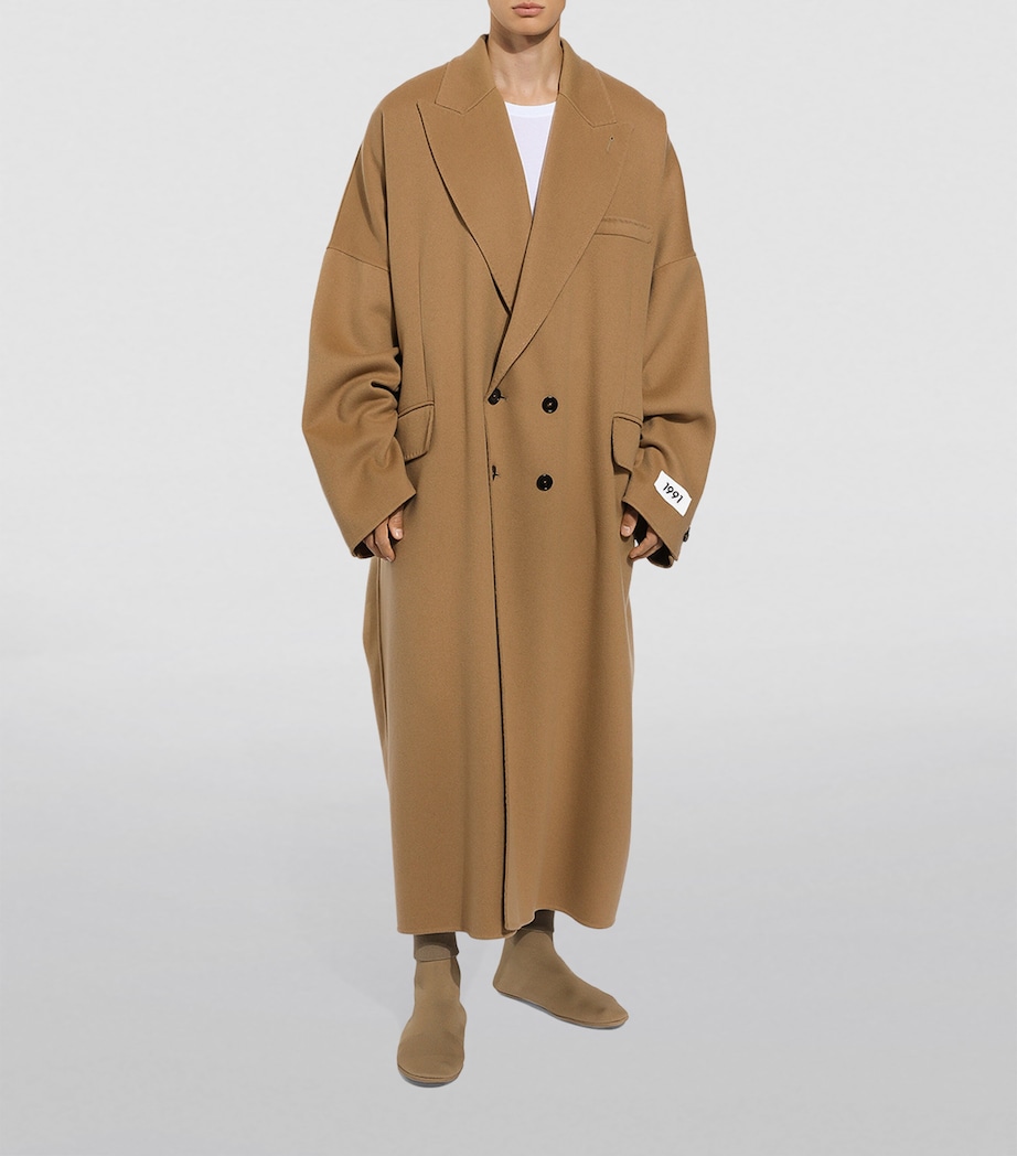 Oversized Trench Coat M0850-SAND 3 Image 2