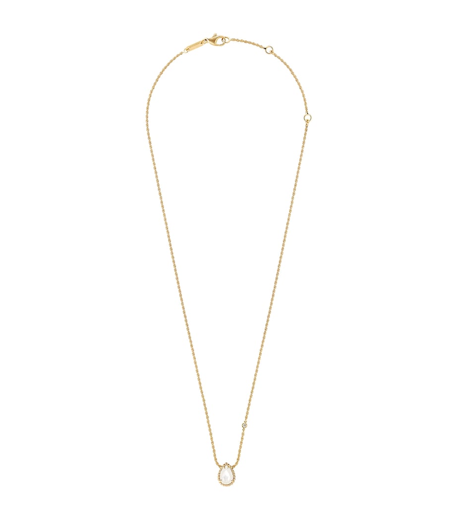 Yellow Gold, Diamond and Pinctada Maxima Serpent Bohème Necklace GOLD Image 1