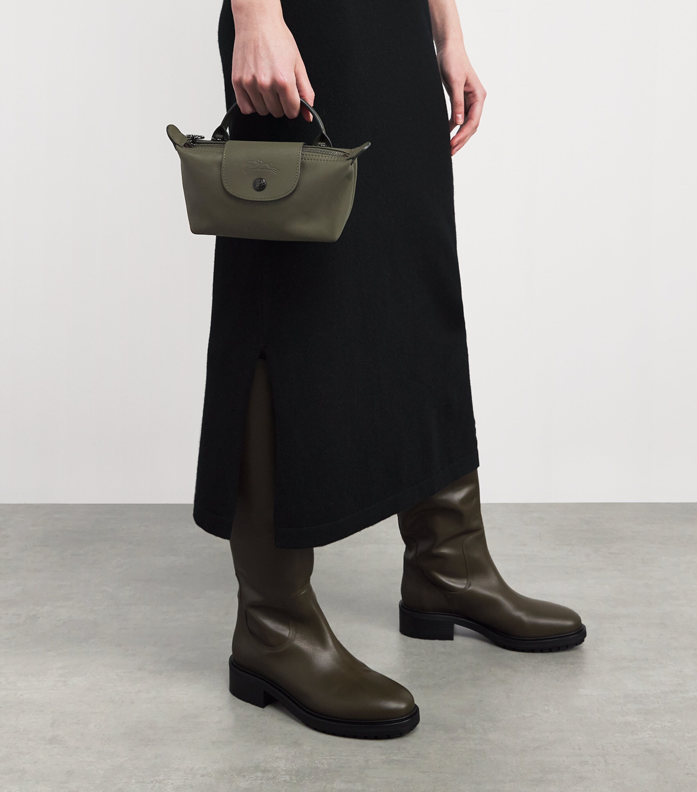 Longchamp Leather Le Pliage Xtra Pouch Fir Image 5