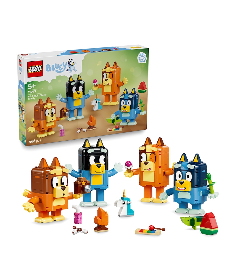 Lego Bluey Brick-Built Bluey Family Figures 11217 Image 1