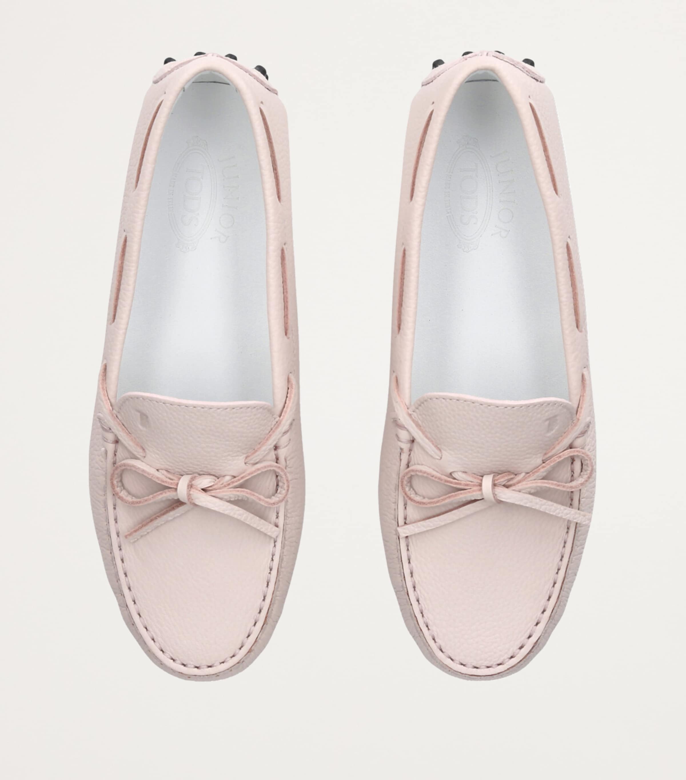 Leather Gommini Loafers PALE PINK Image 4